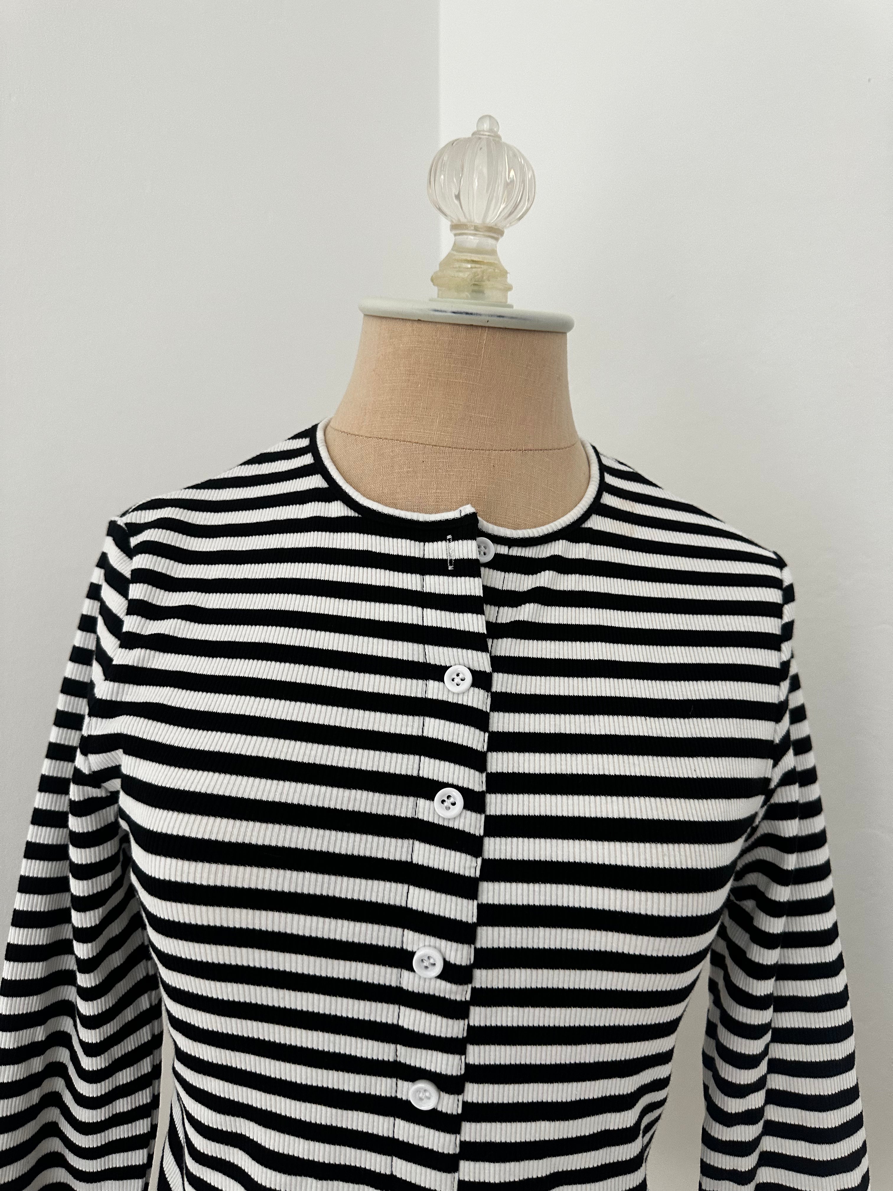 New With Tag Black and White Long Sleeve (Size Small)