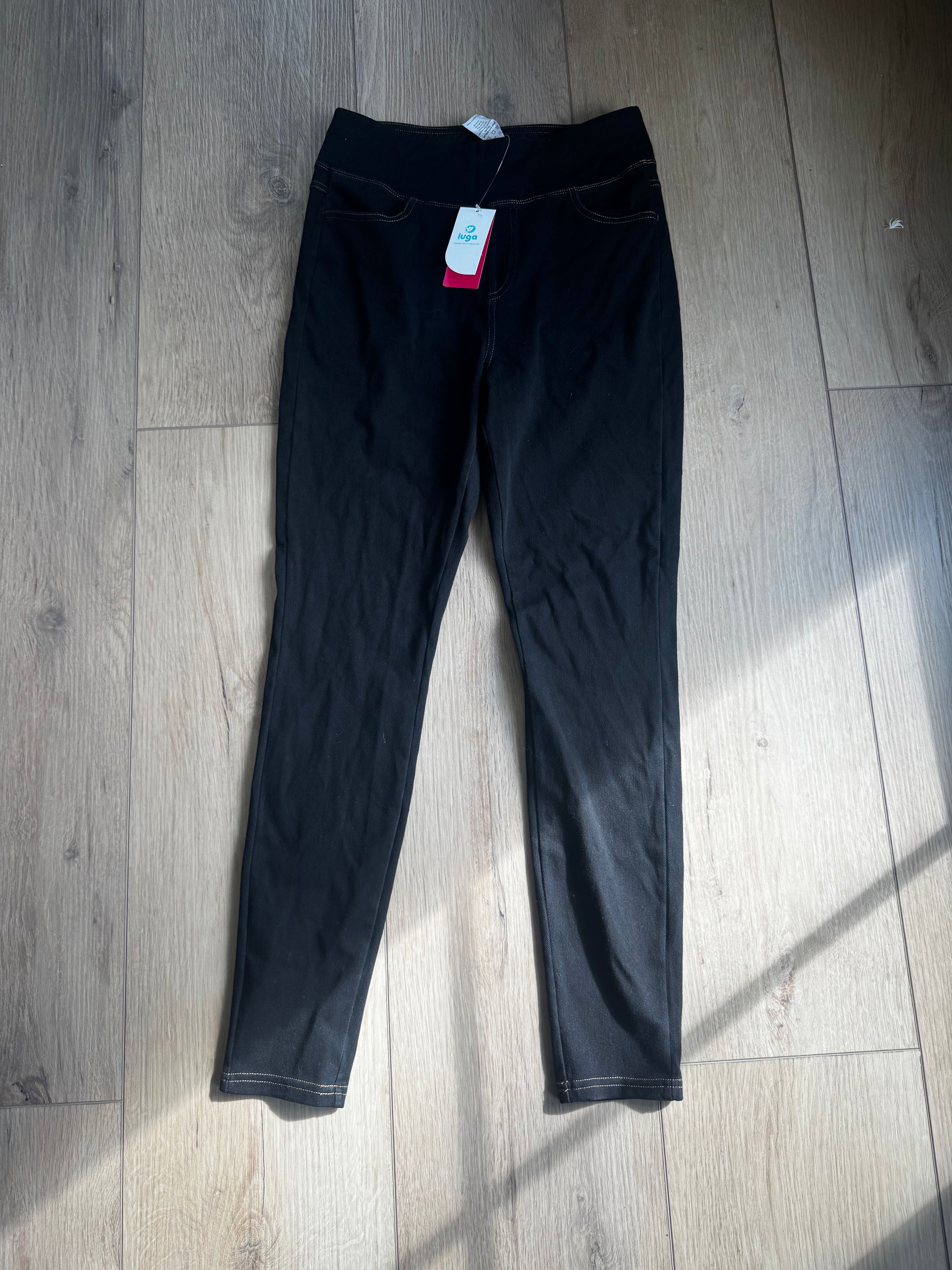 Black Jean Leggings (Medium)