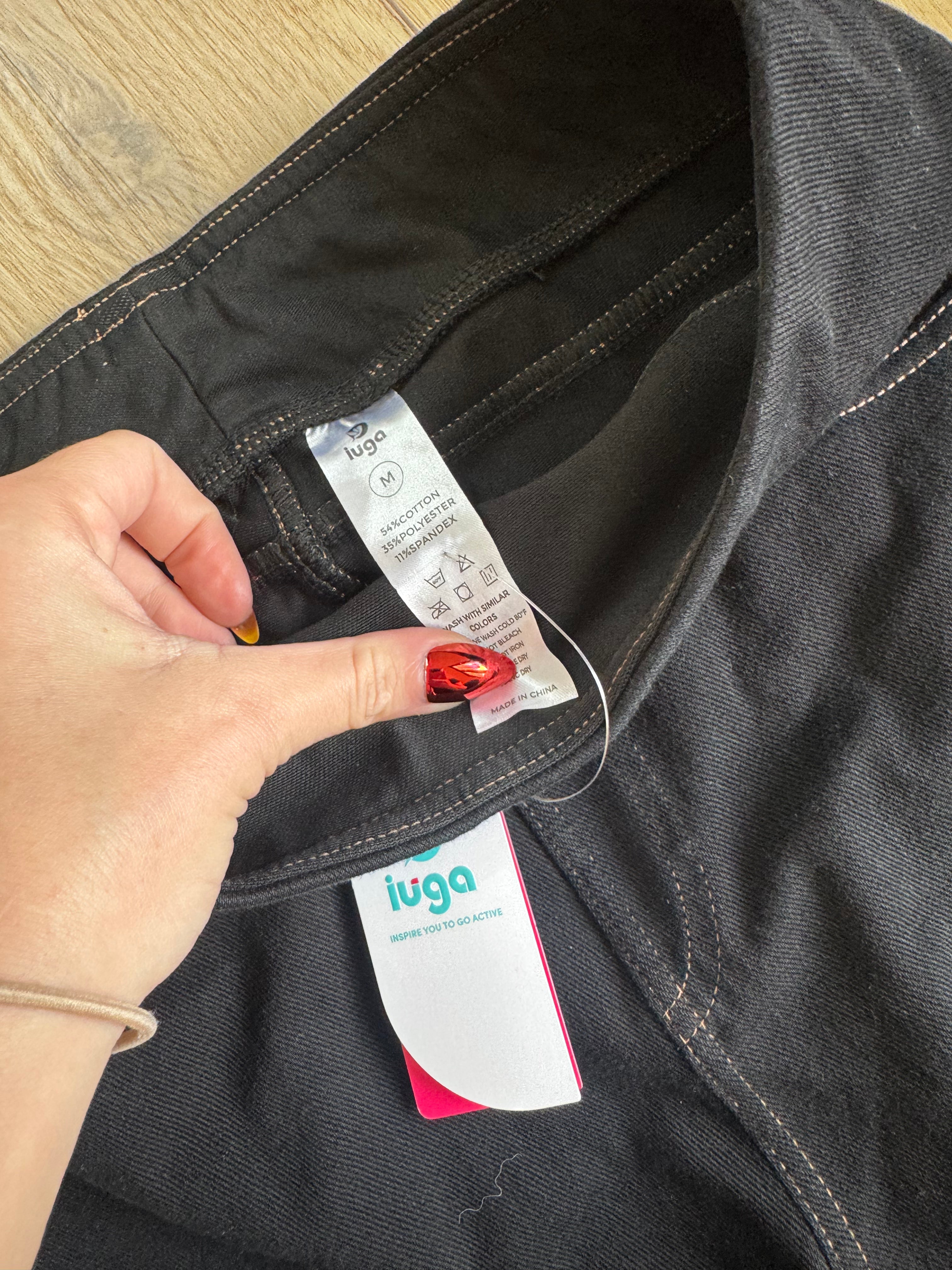 Black Jean Leggings (Medium)