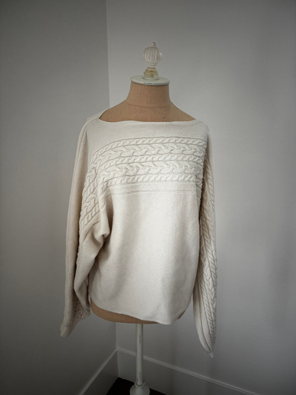 White Sweater by Cupshe