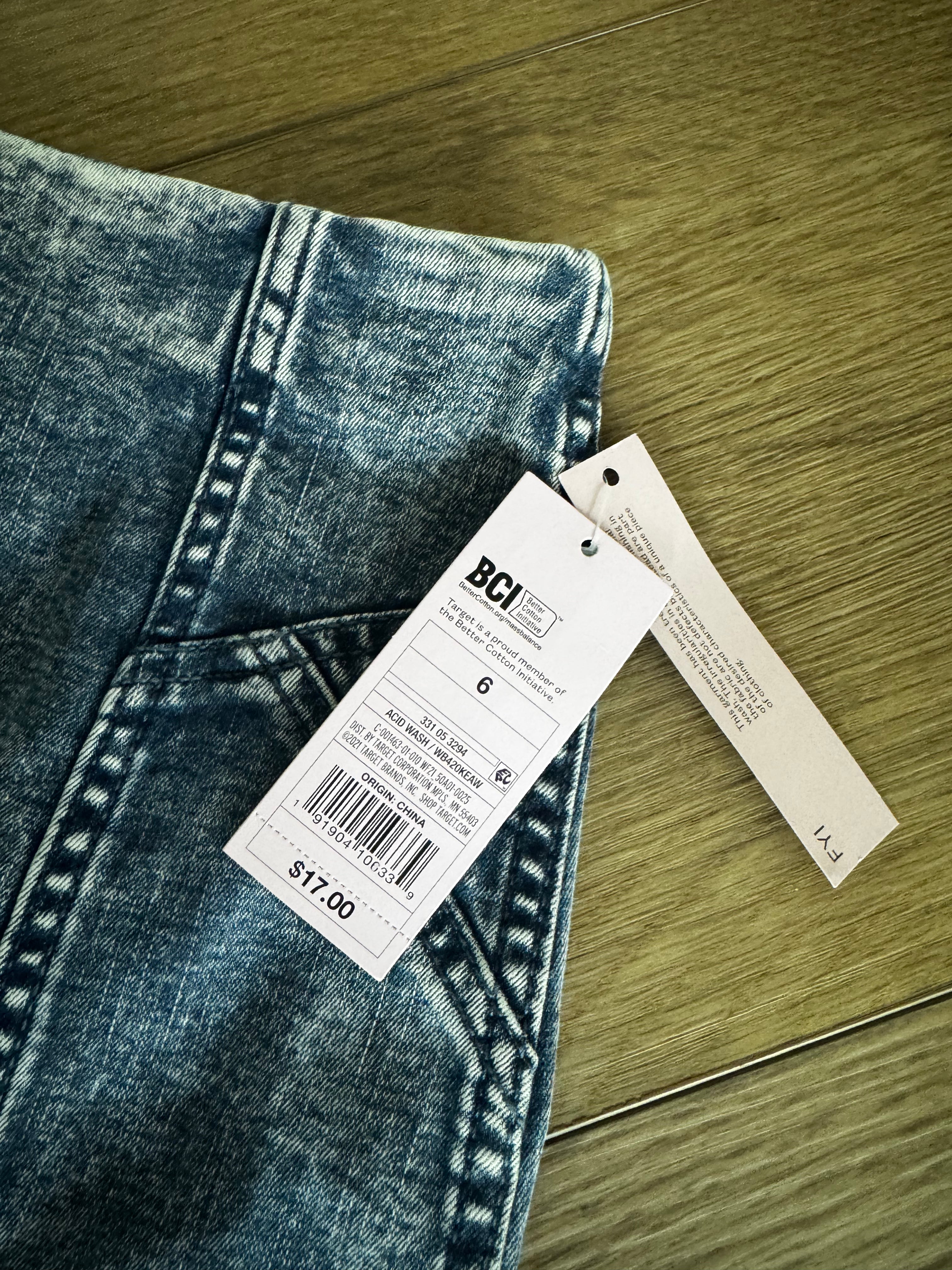 Jean Skirt with Tags (Size: 6)