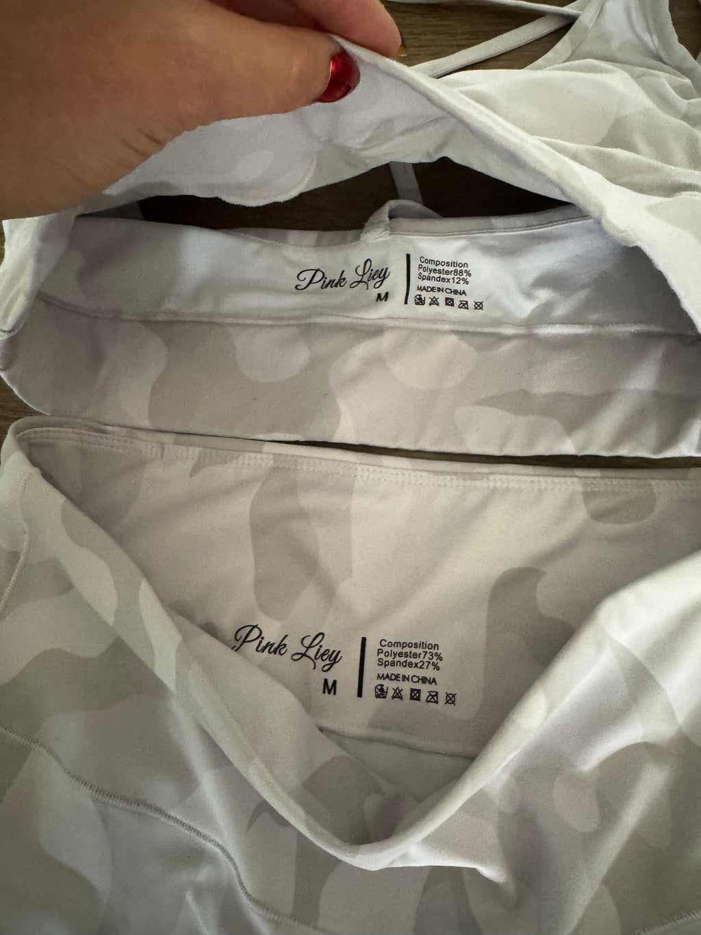 Light Camo Yoga Set (Medium)