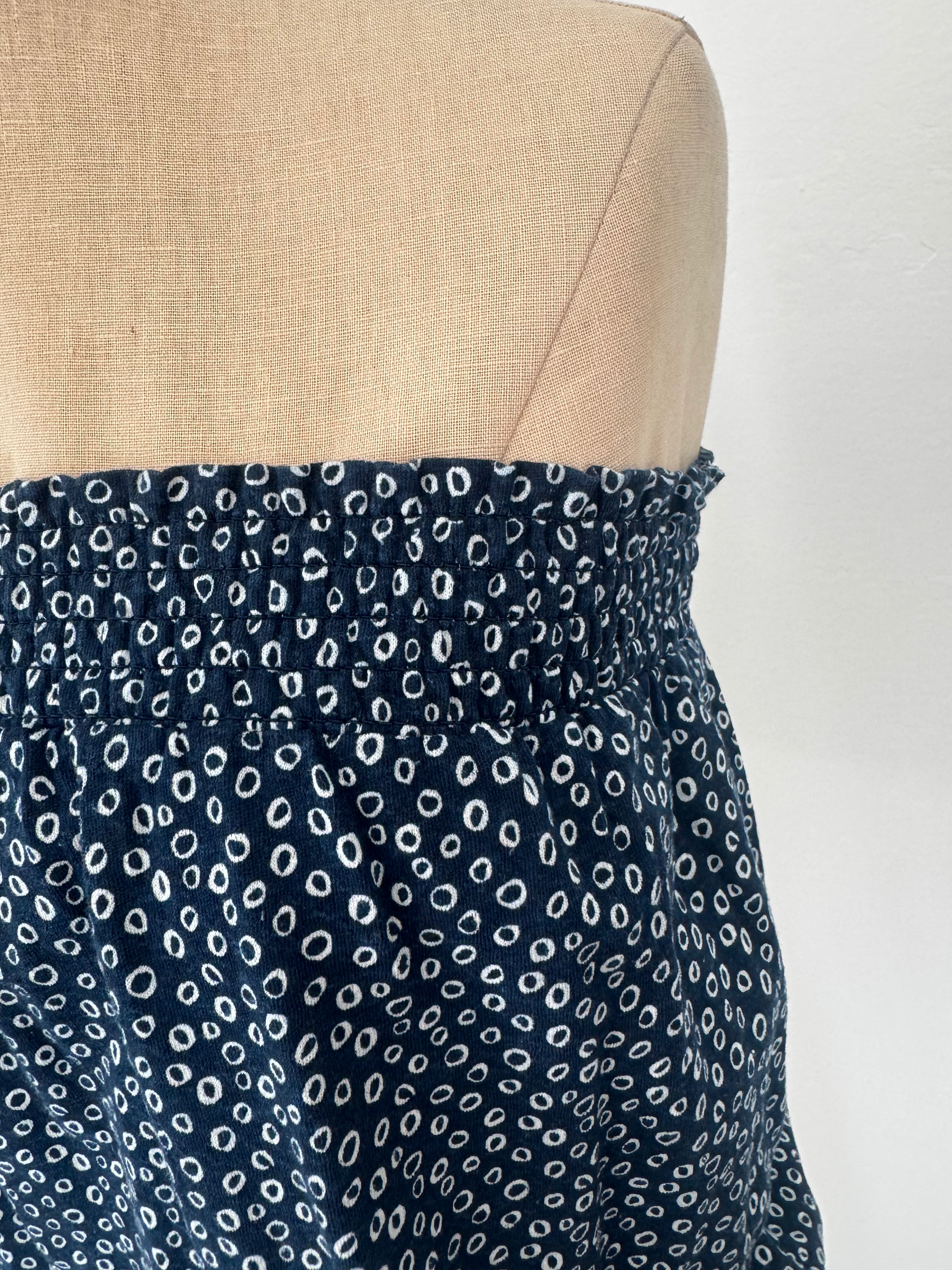 Blue Tube Top by Anthropologie