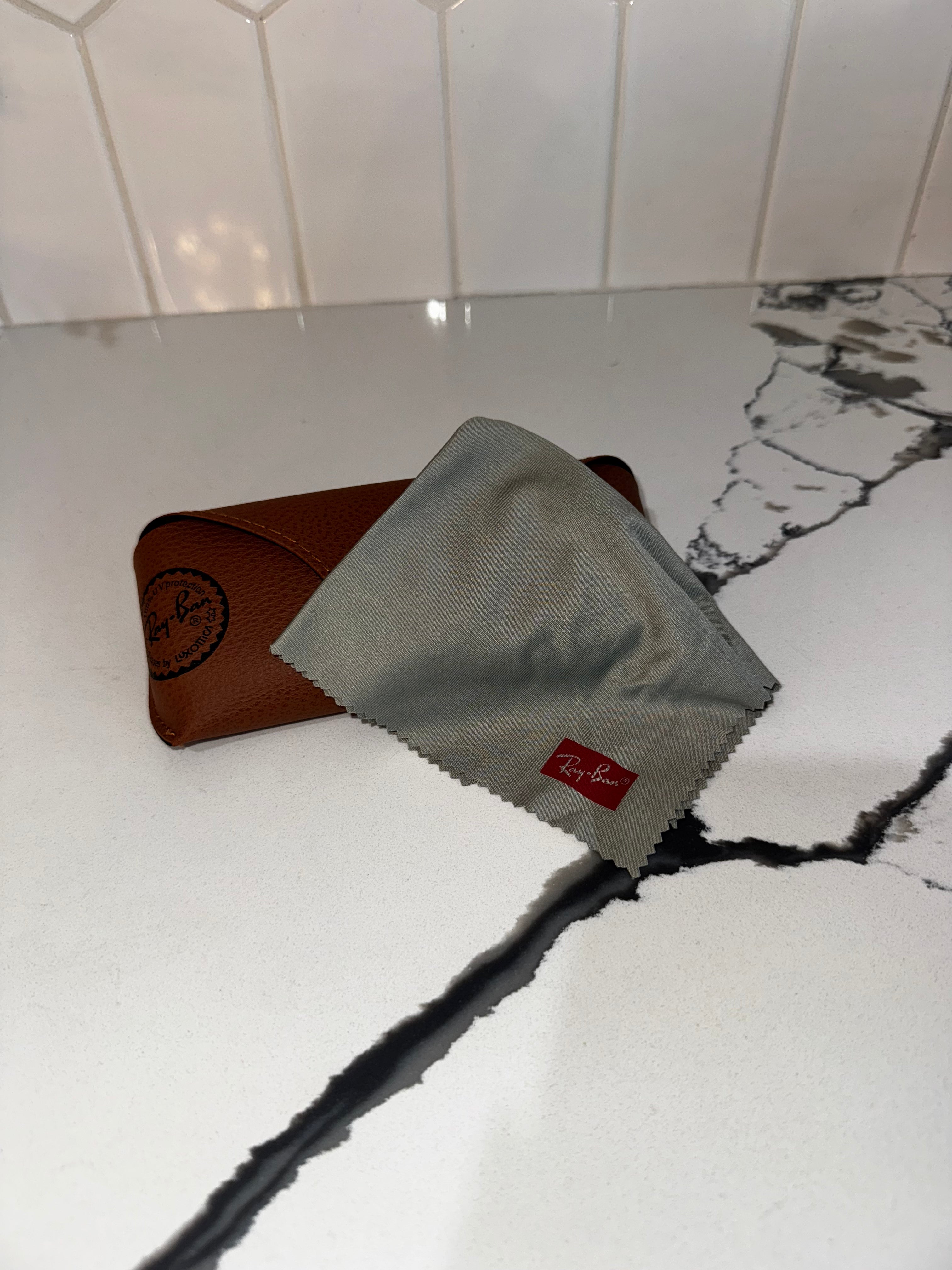 Rayban Sunglasses Case & Glass Cleaner