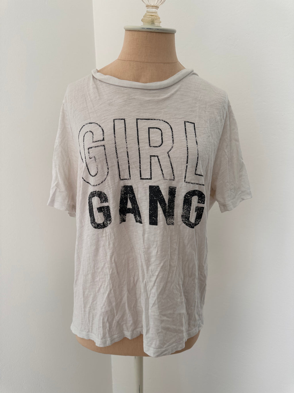 White Girl Gang Tshirt (Size Large)