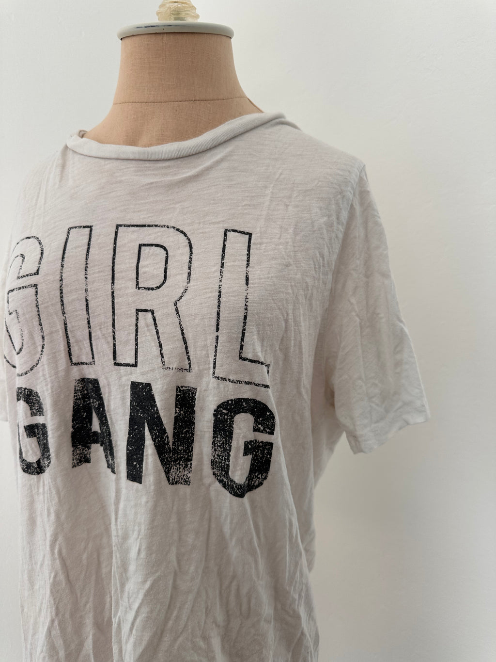 White Girl Gang Tshirt (Size Large)