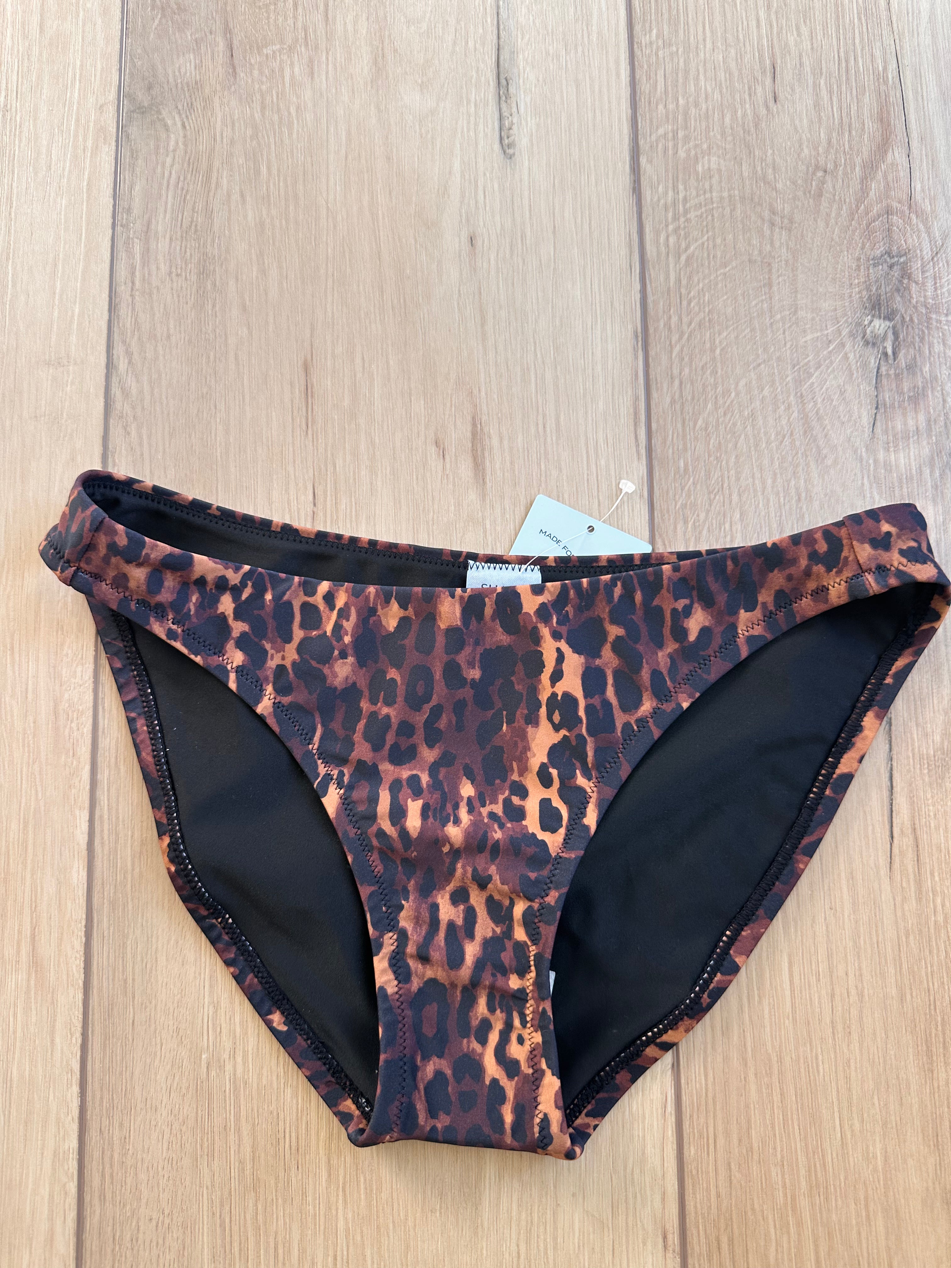 Cheetah Swimsuit Bottom New With Tag (Size Small)