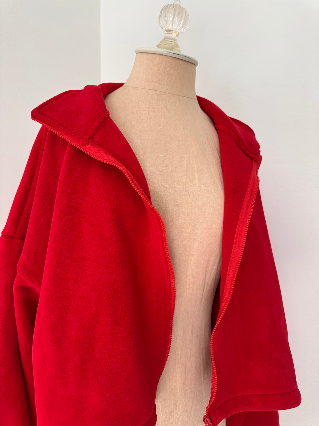 Red Fleece Jacket New With Tag (Size Small)