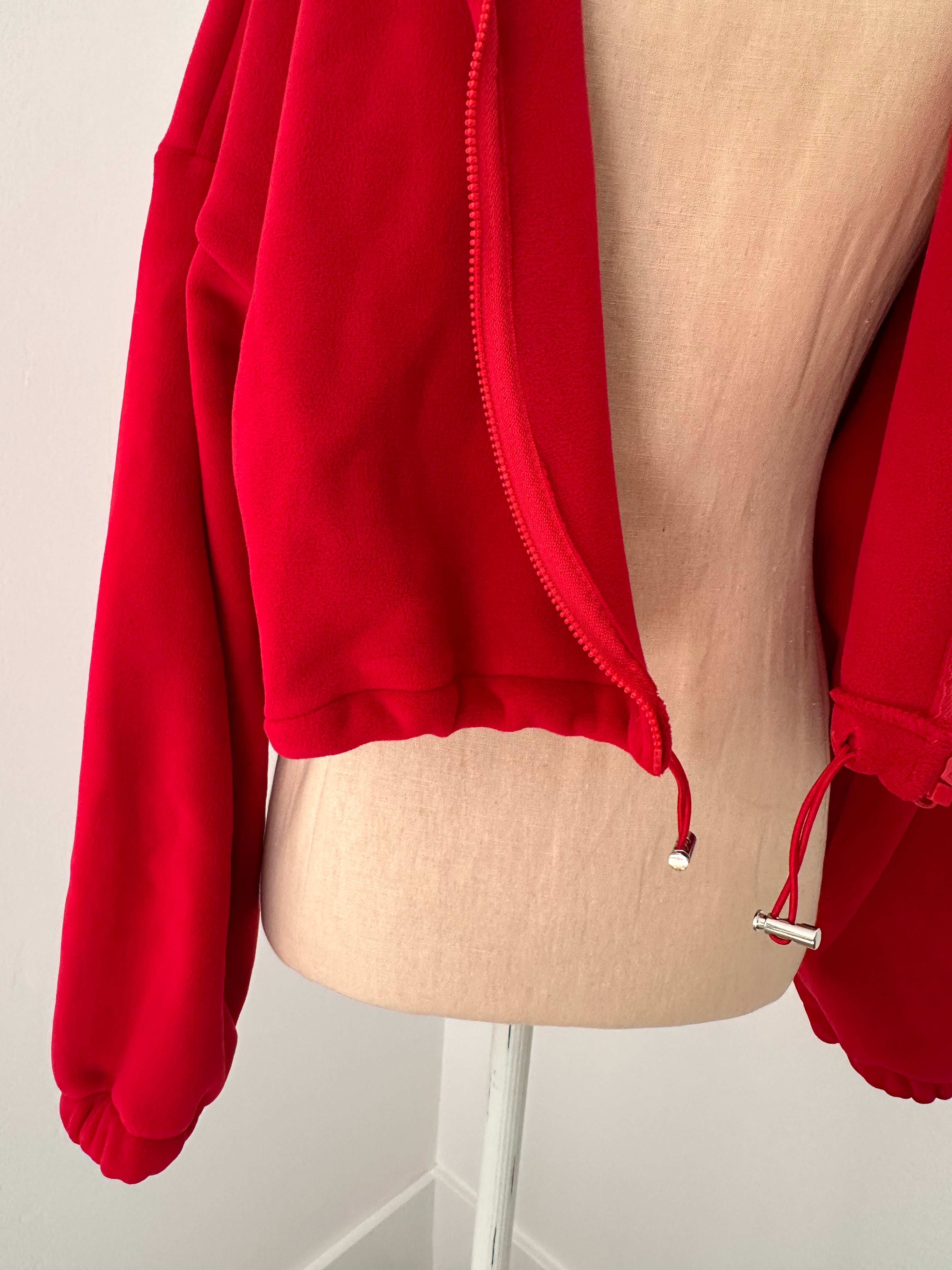 Red Fleece Jacket New With Tag (Size Small)