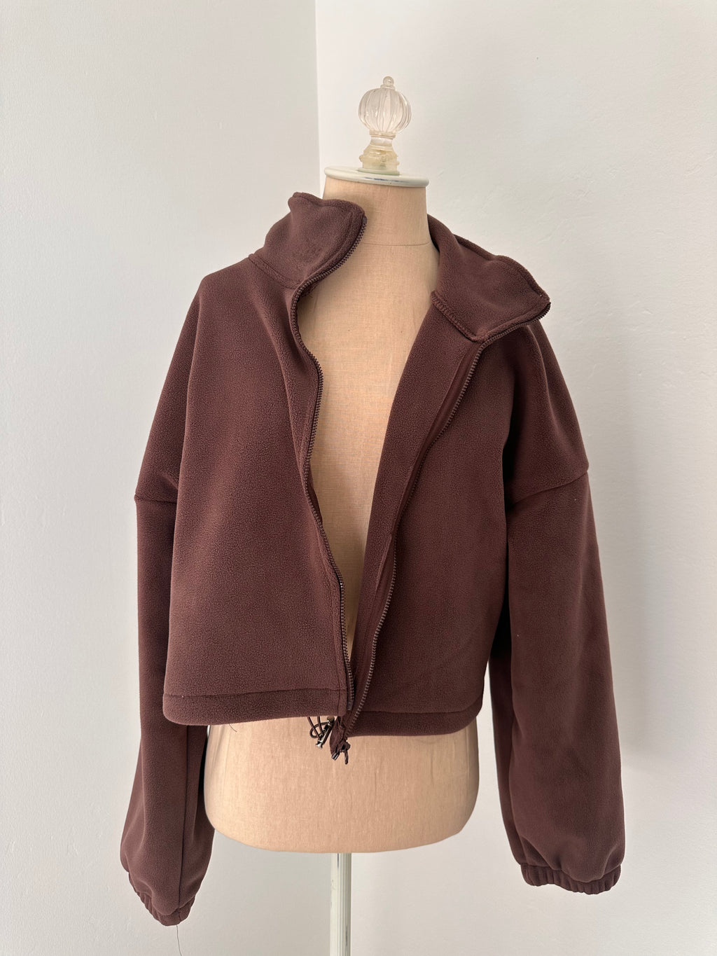 Brown Fleece Jacket New With Tag (Size Small)