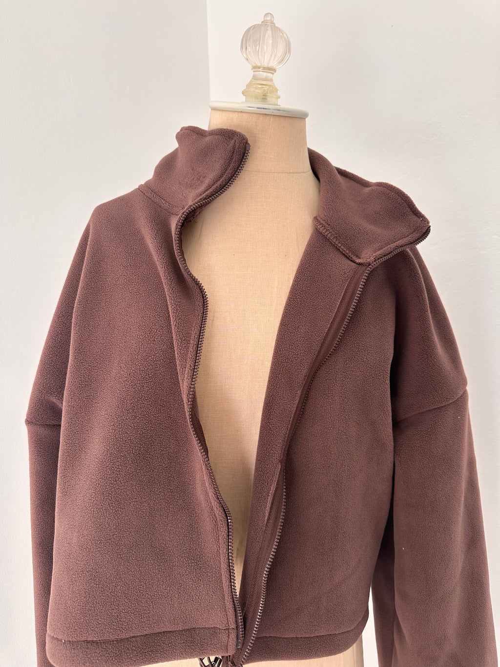 Brown Fleece Jacket New With Tag (Size Small)