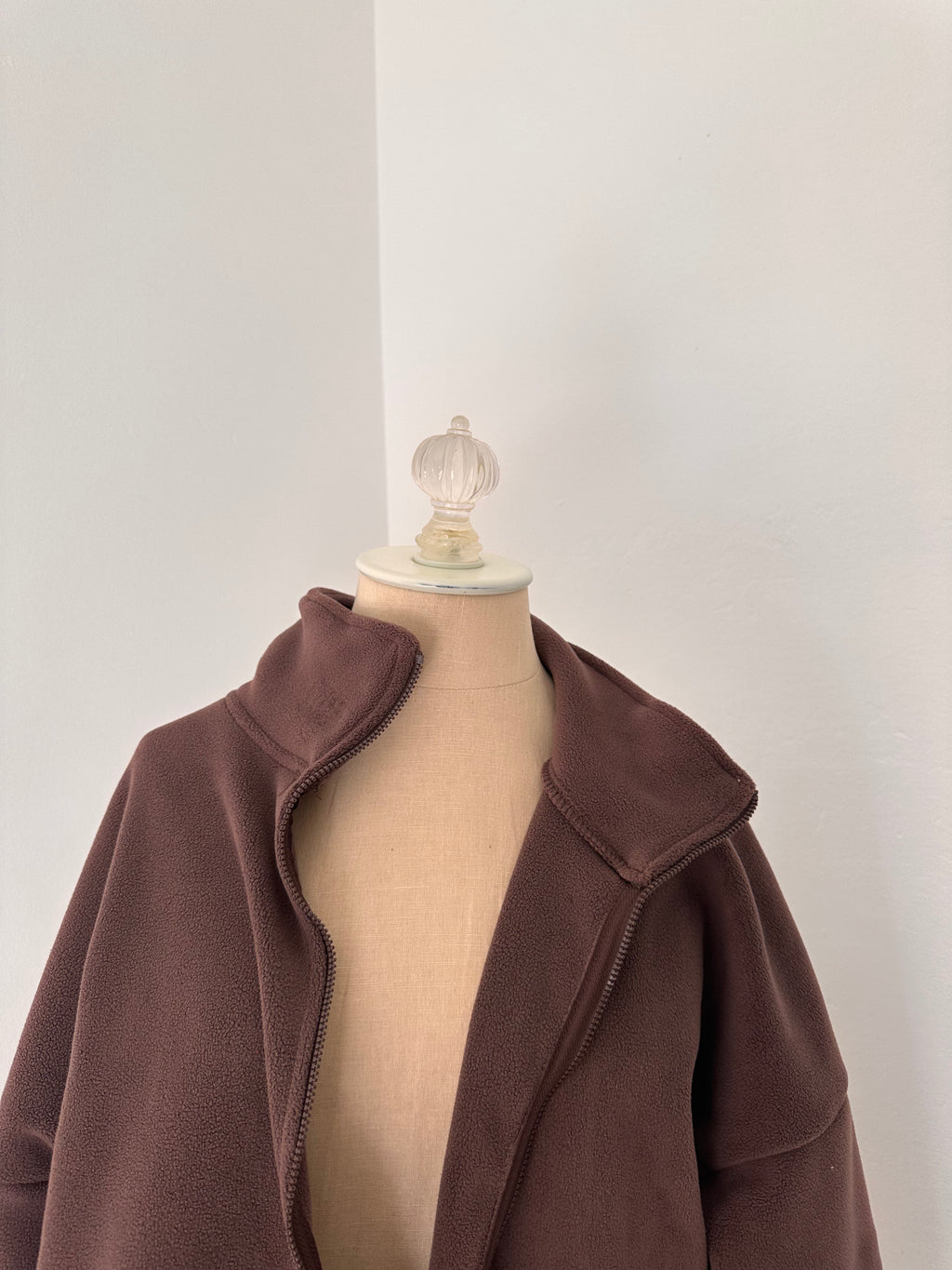 Brown Fleece Jacket New With Tag (Size Small)