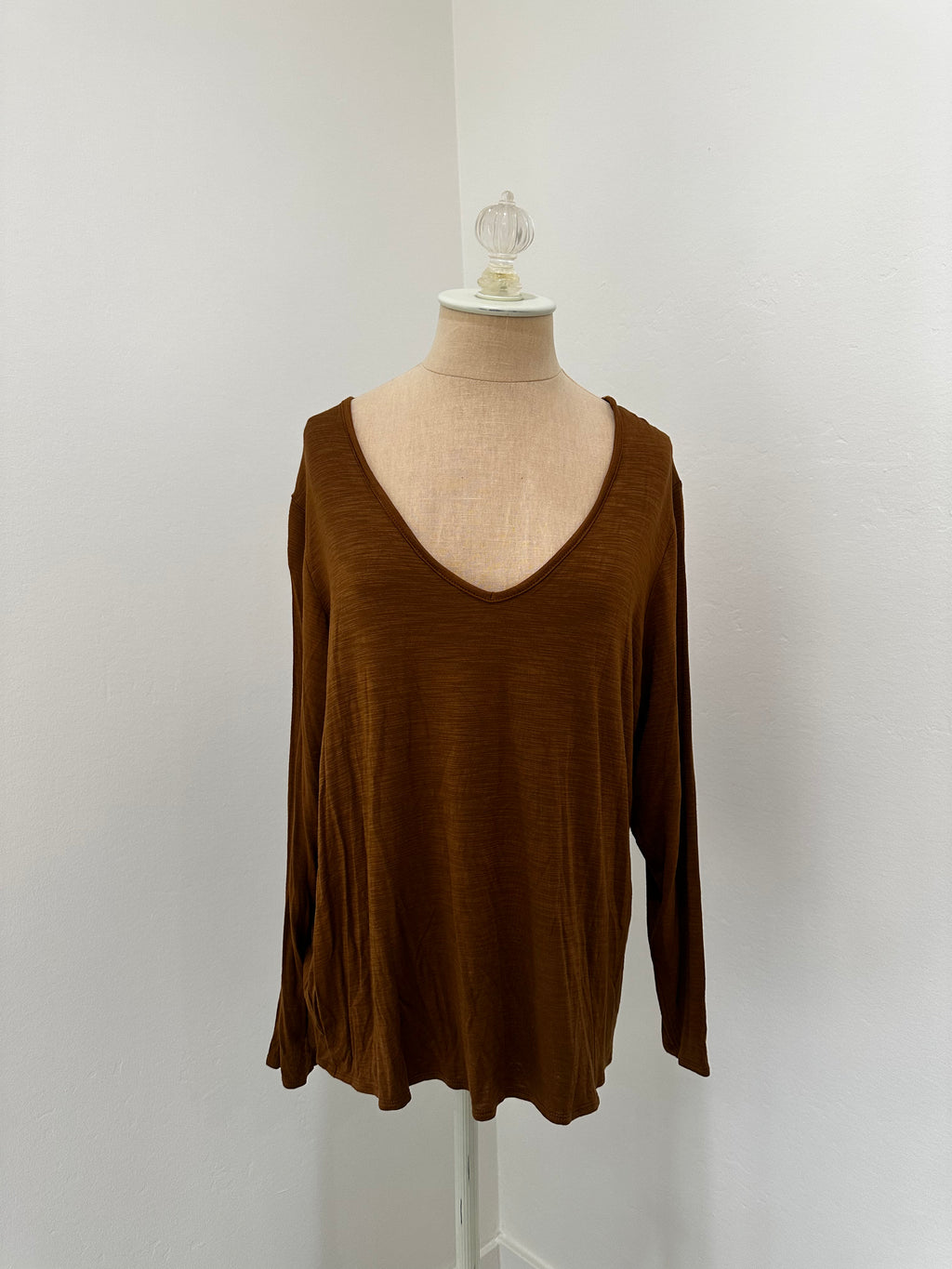 Brown long sleeve thsirt (size Large)