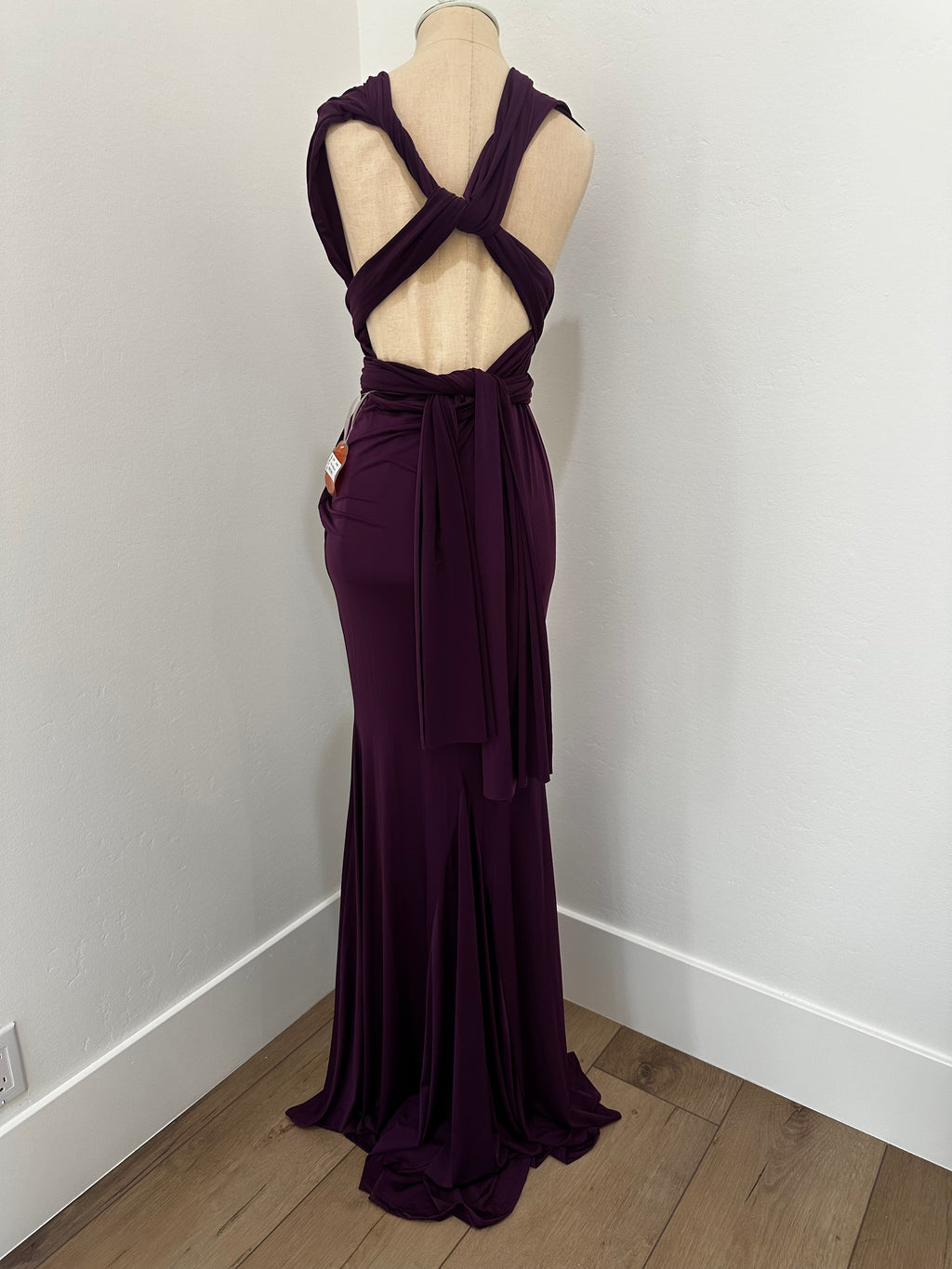 Wrap Purple Event Dress New with Tag (Size Large/Medium)