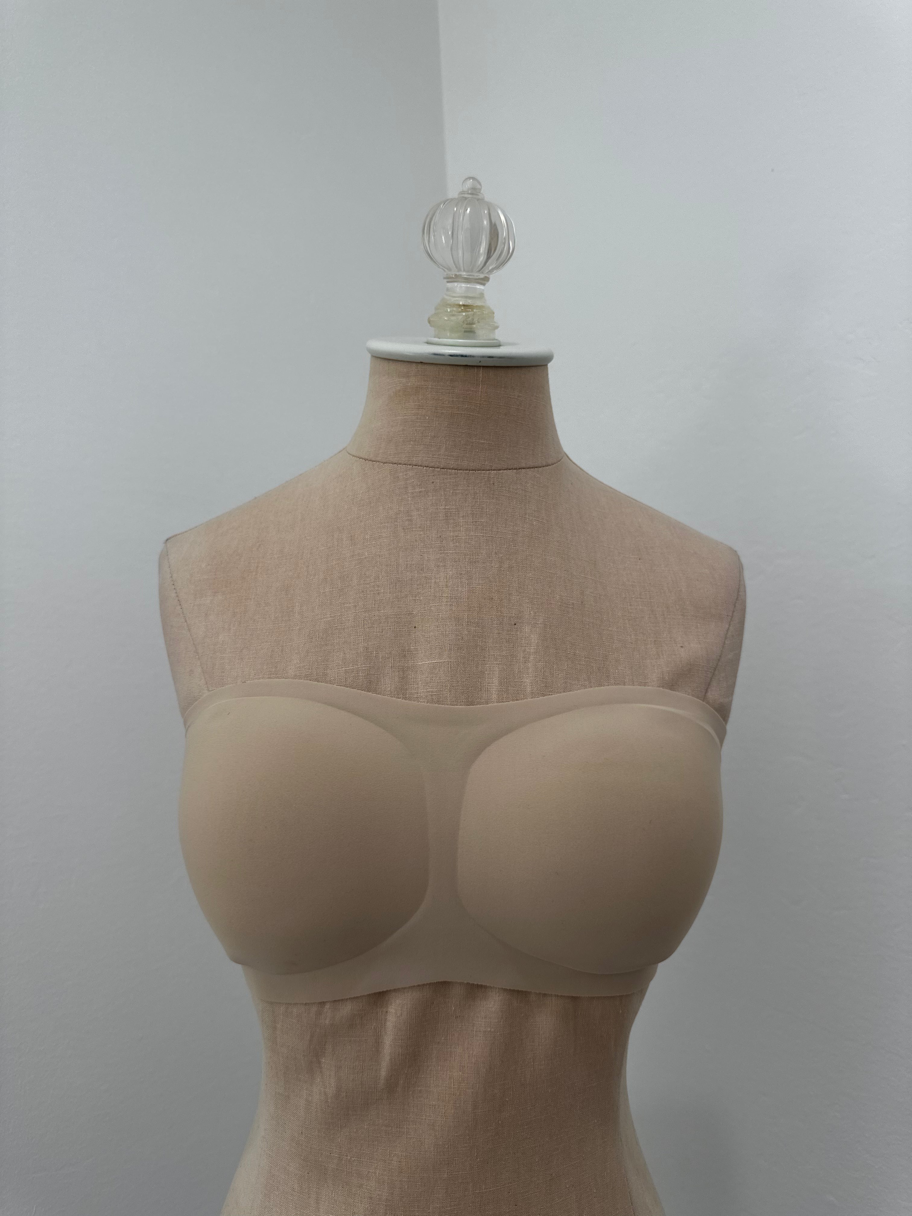 Beige Seamless Strapless Bra New with Tag (Size Small)