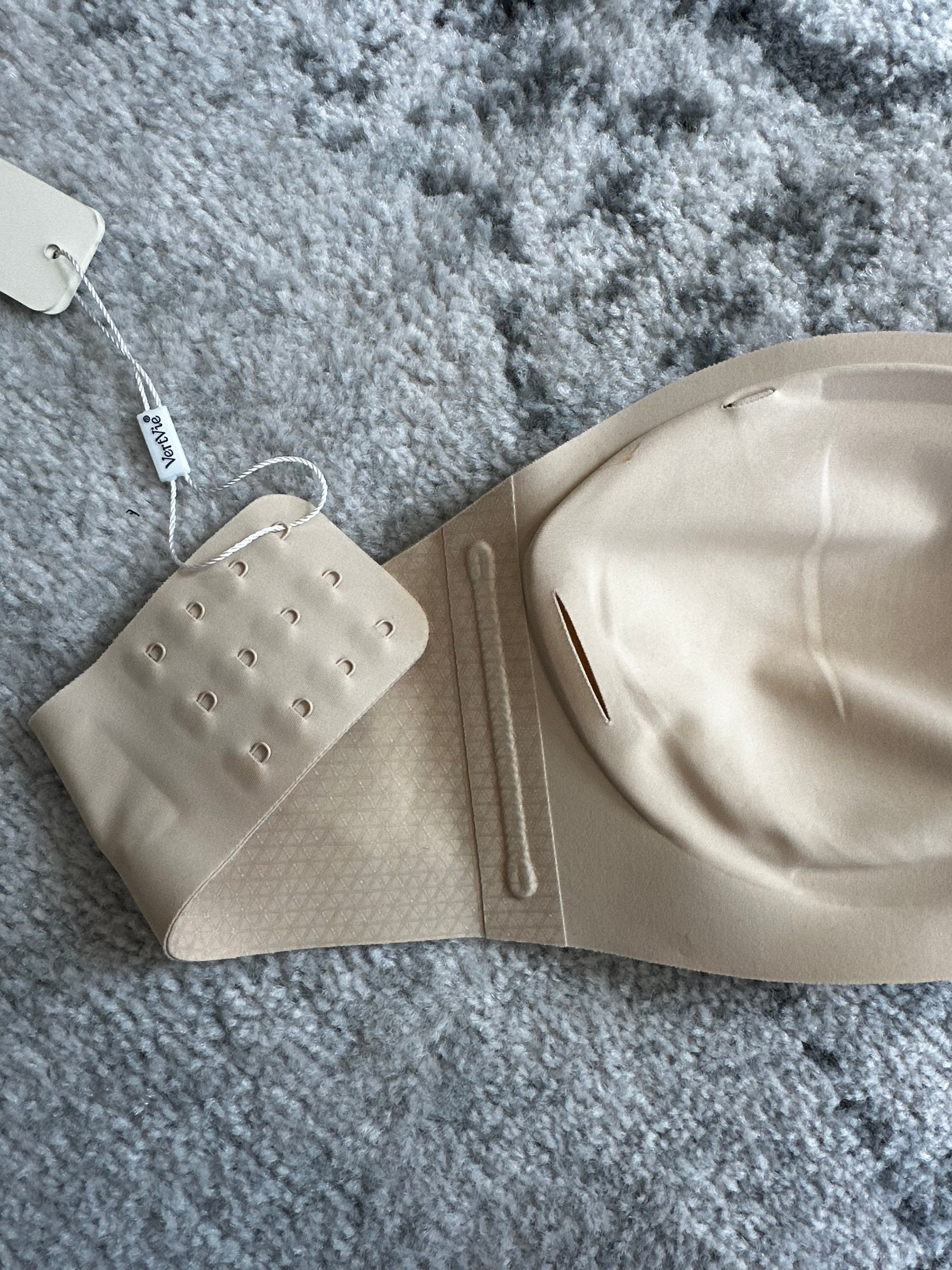 Beige Seamless Strapless Bra New with Tag (Size Small)