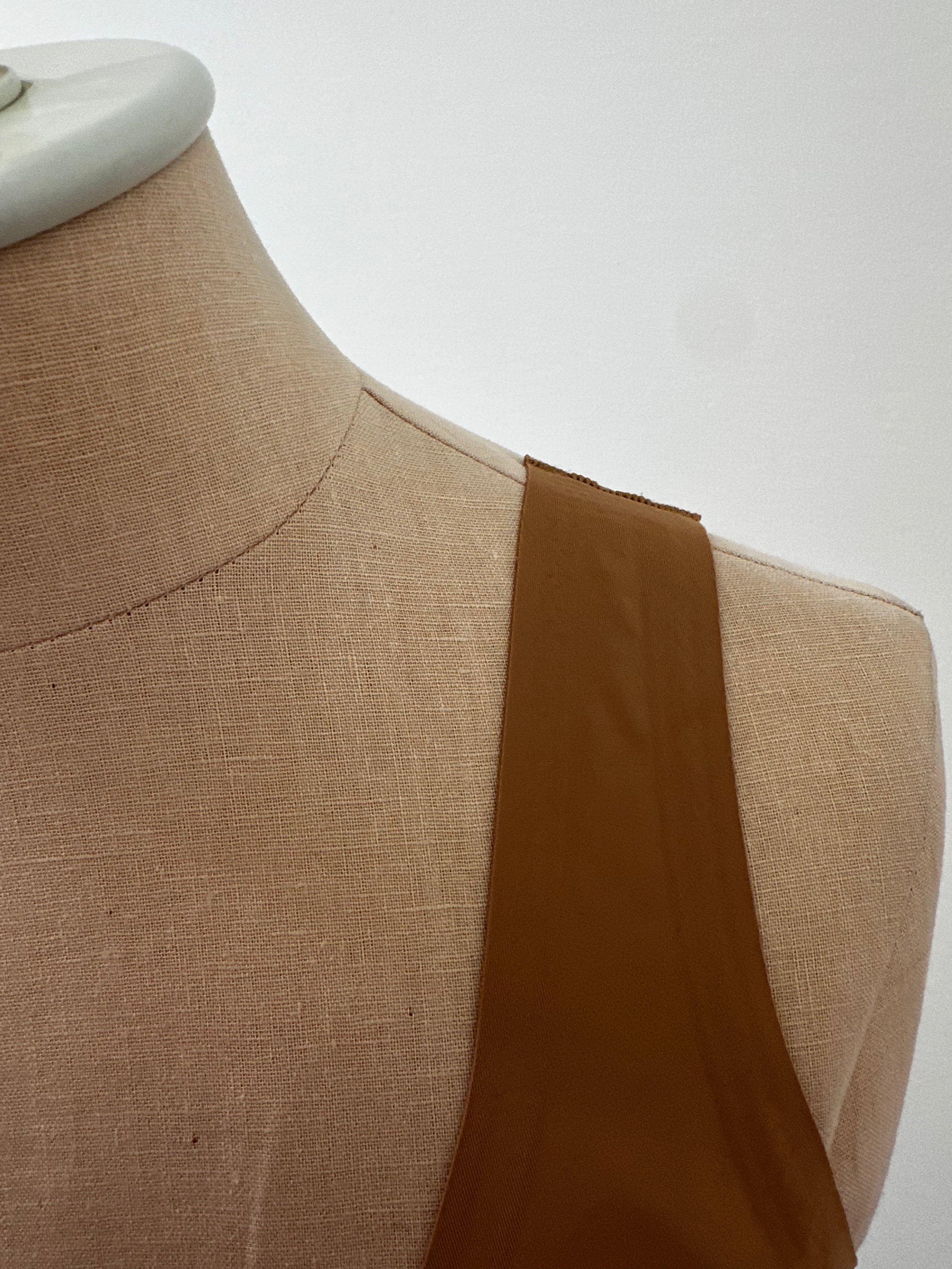 Tan NonAdjustable Bra Wireless (Size Small)