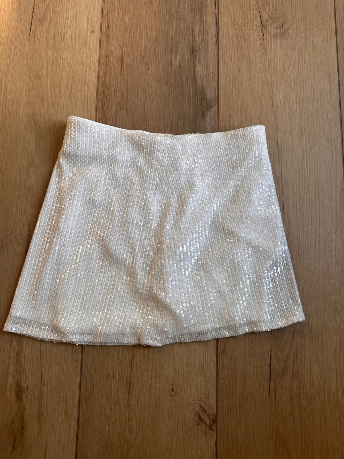 White Sparkle Show Me Your Mumu Set New (Size Small Top Medium Skort)