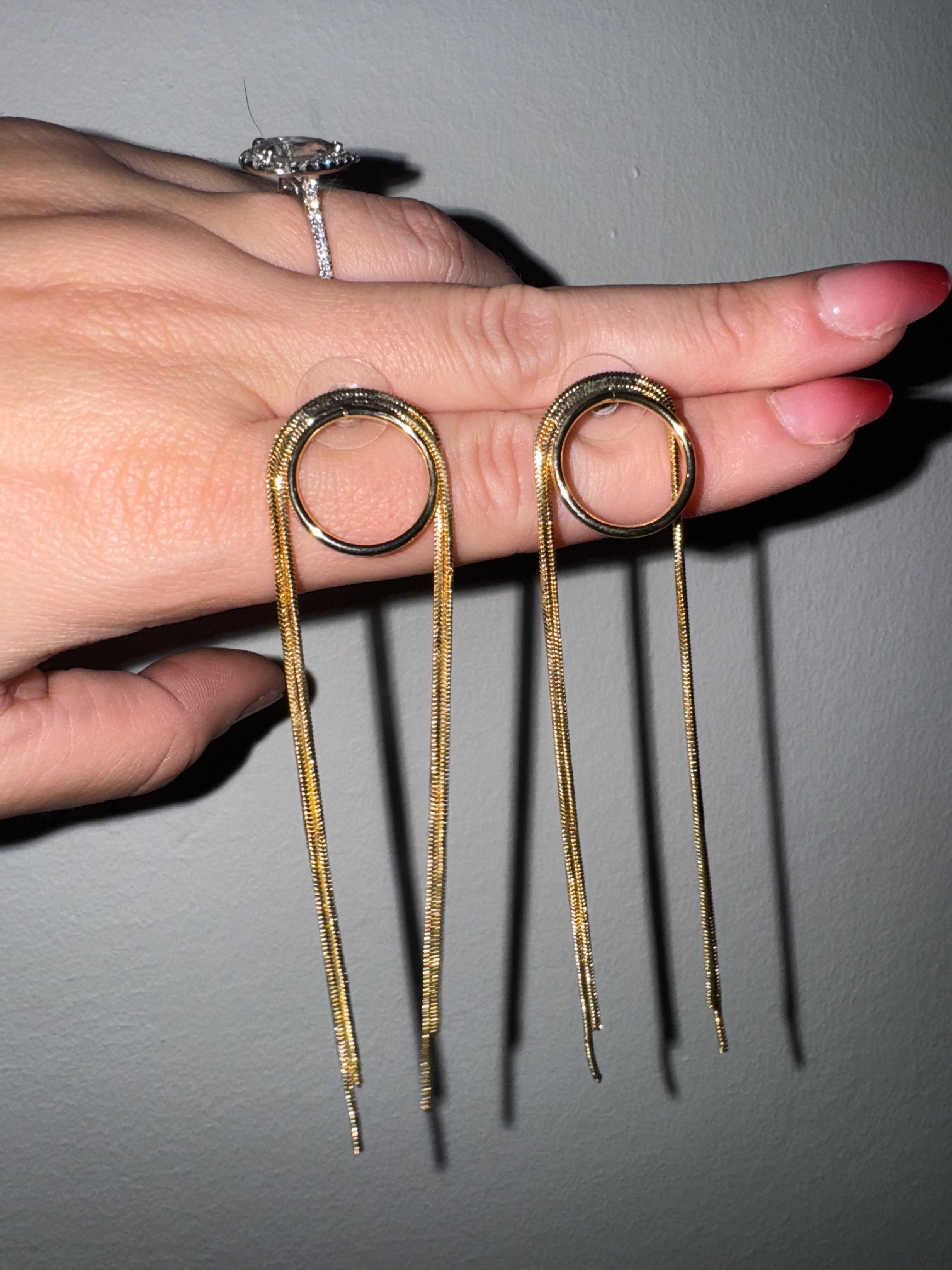Gold Dangle Earrings