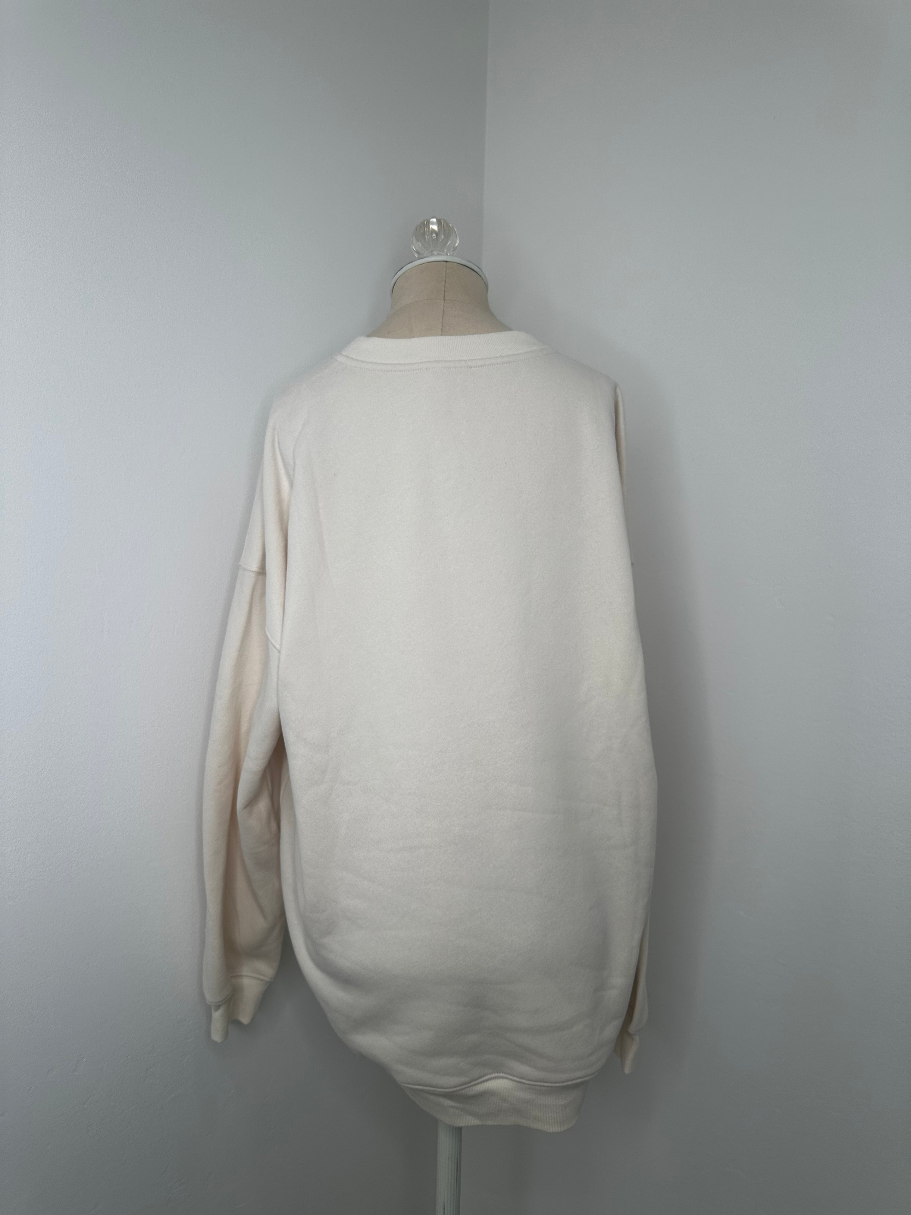 Crew Neck Oversized Sweater New with Tag (Size Medium)