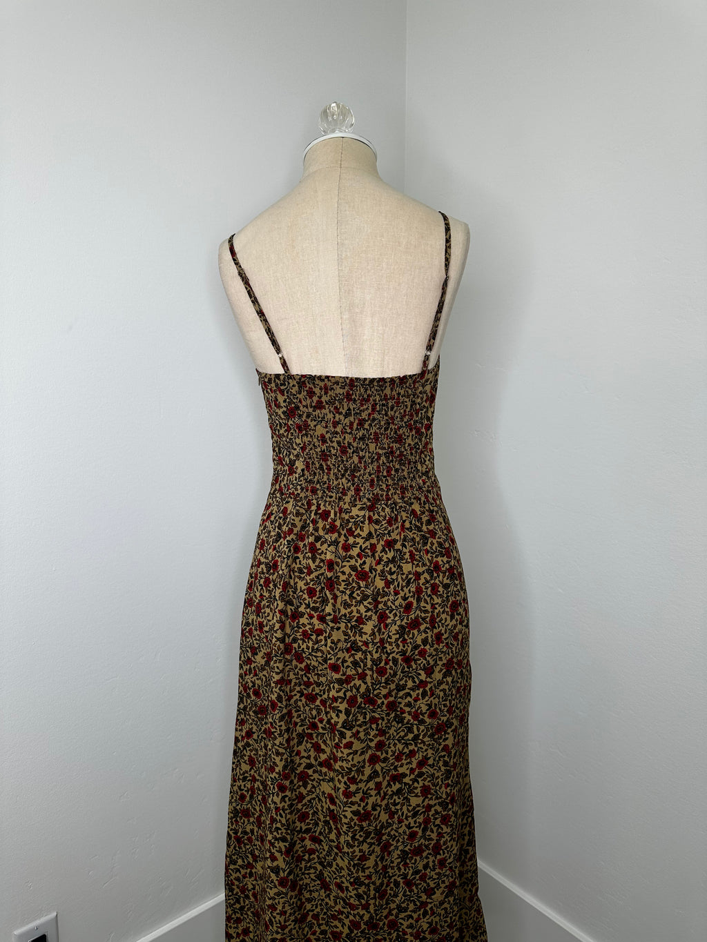 Floral Summer Maxi Dress (Size Small)