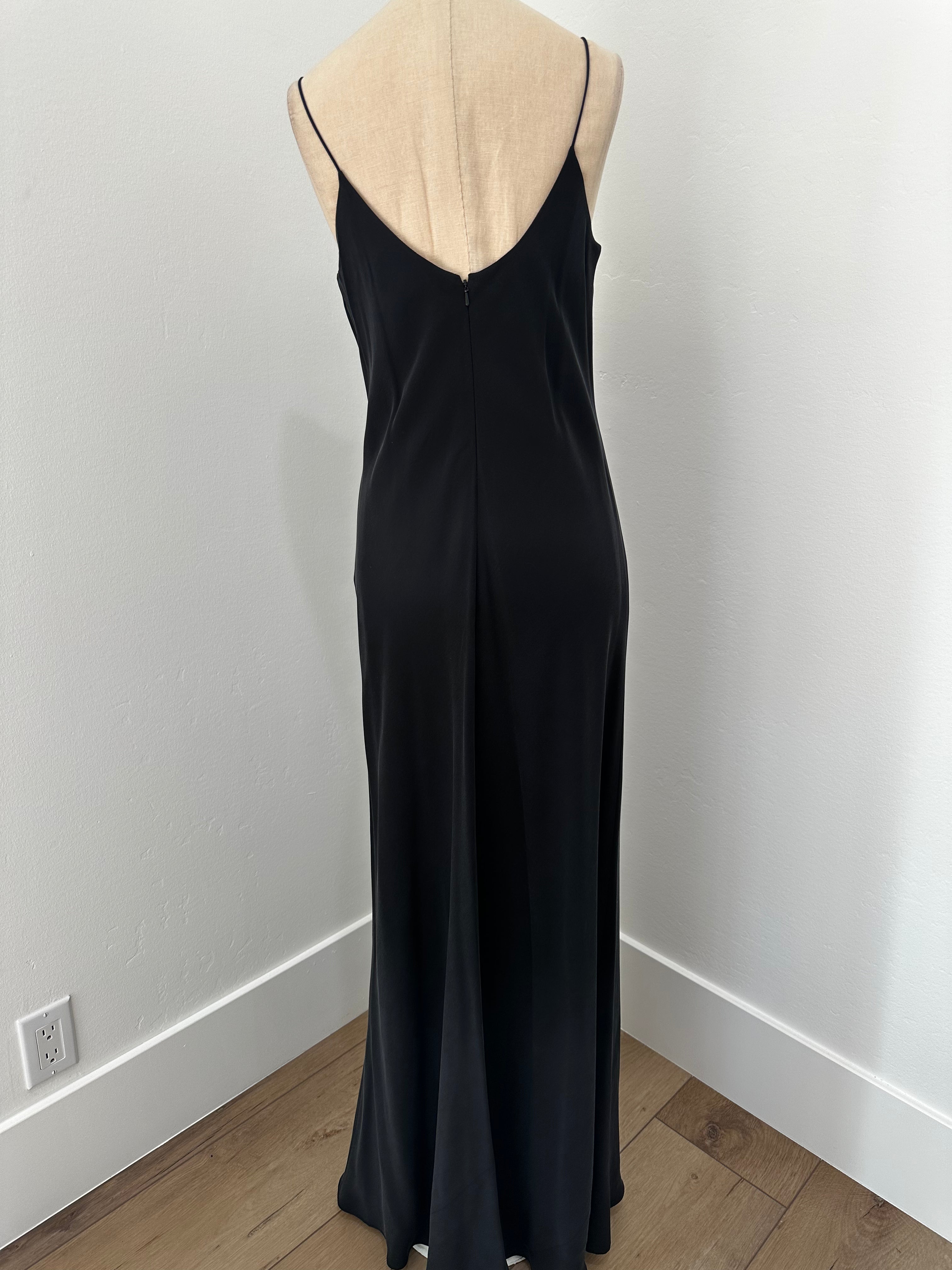 Black Elegant Ralph Lauren Maxi Dress (Size 10) – Raya's Closet