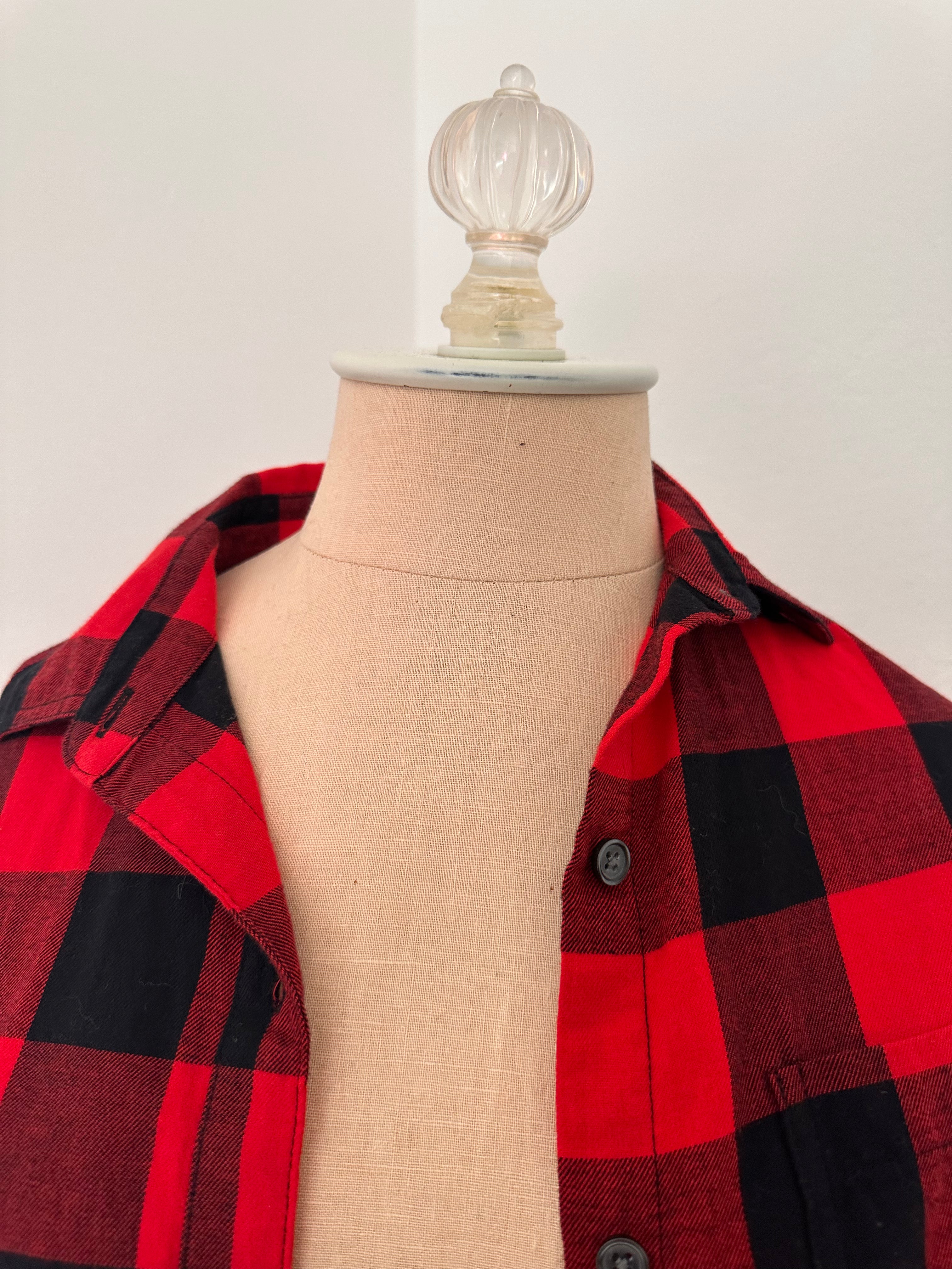 Red Checkered Flannel (Size xsmall)