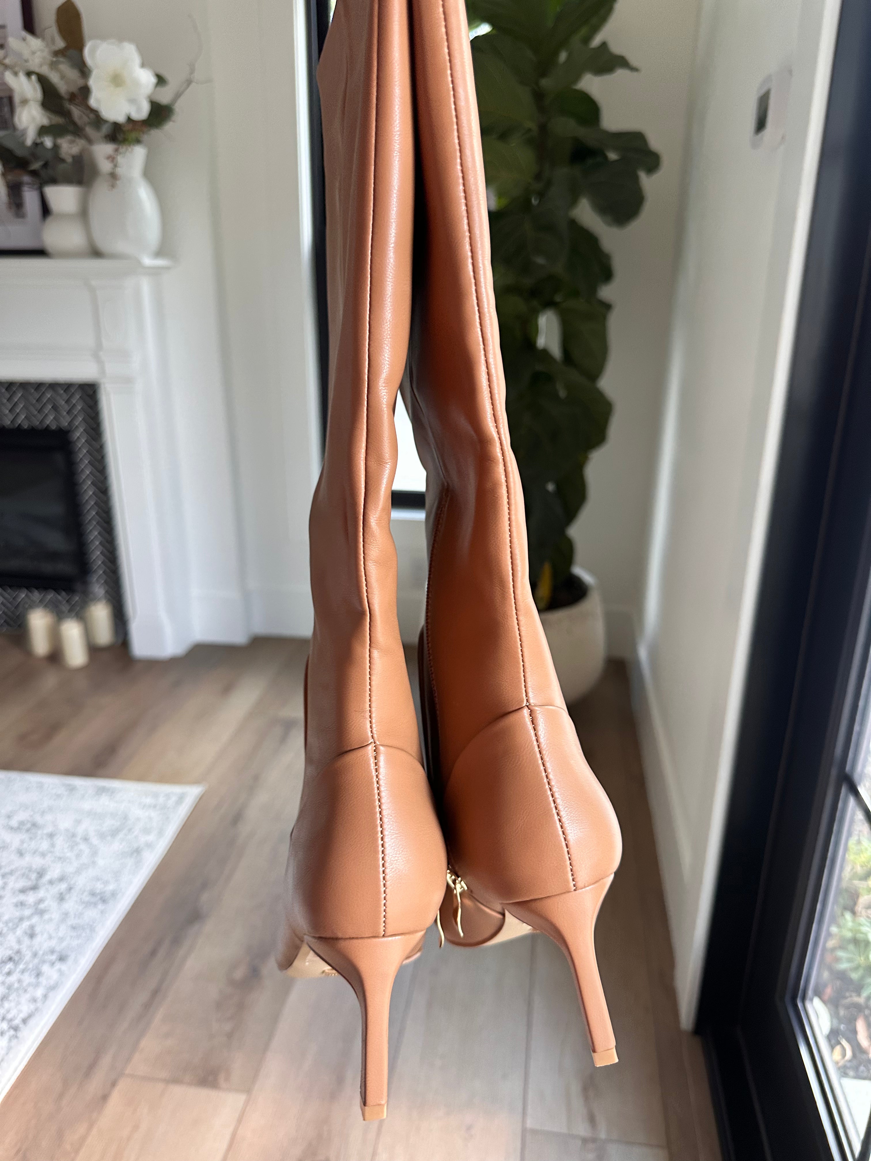 Tan High Boots (Size 7)