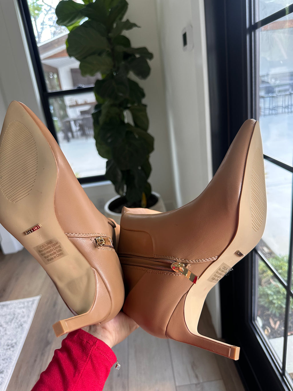 Tan High Boots (Size 7)