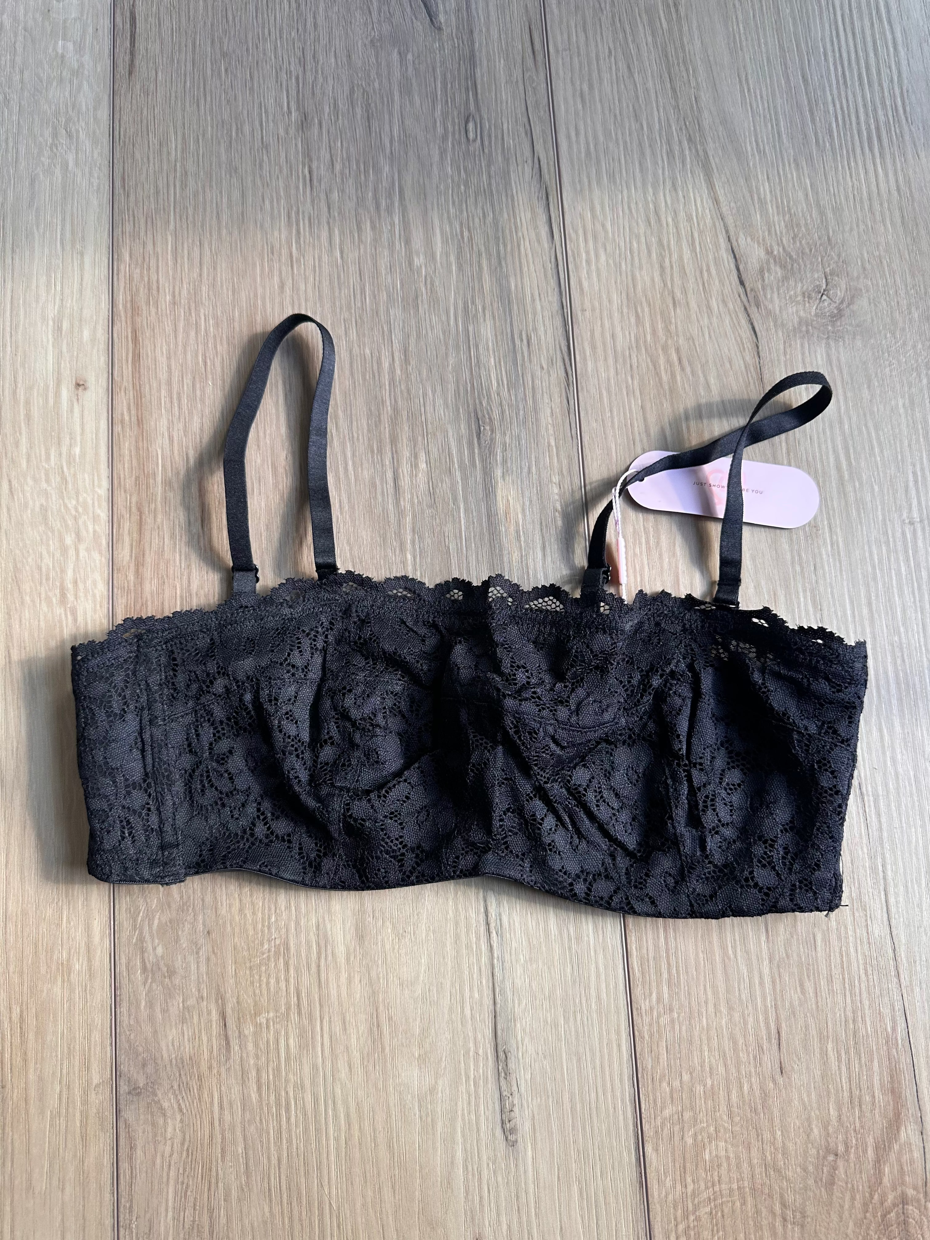 Lace Black Bra (size small)