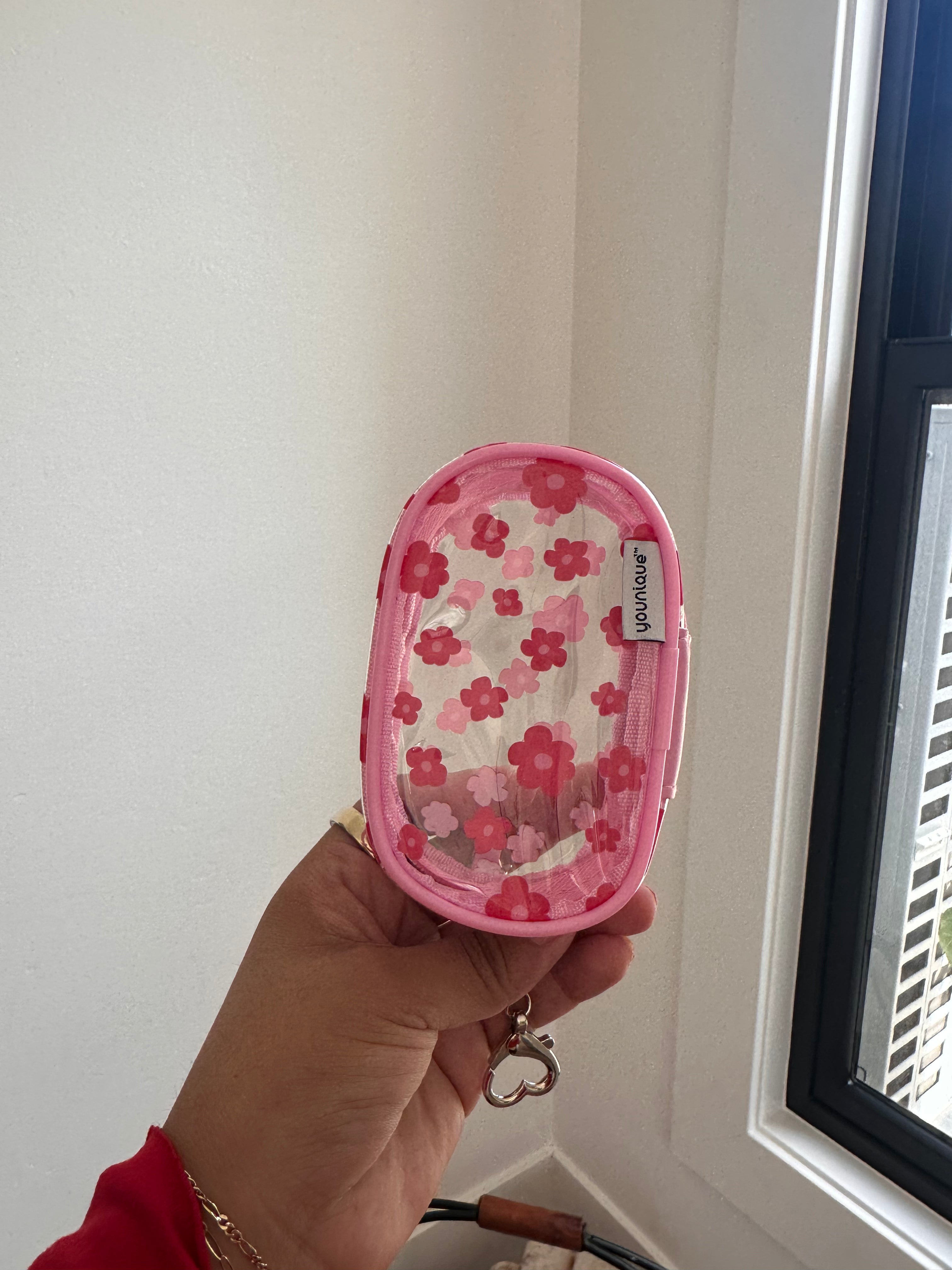 Small Pink Clear Bag