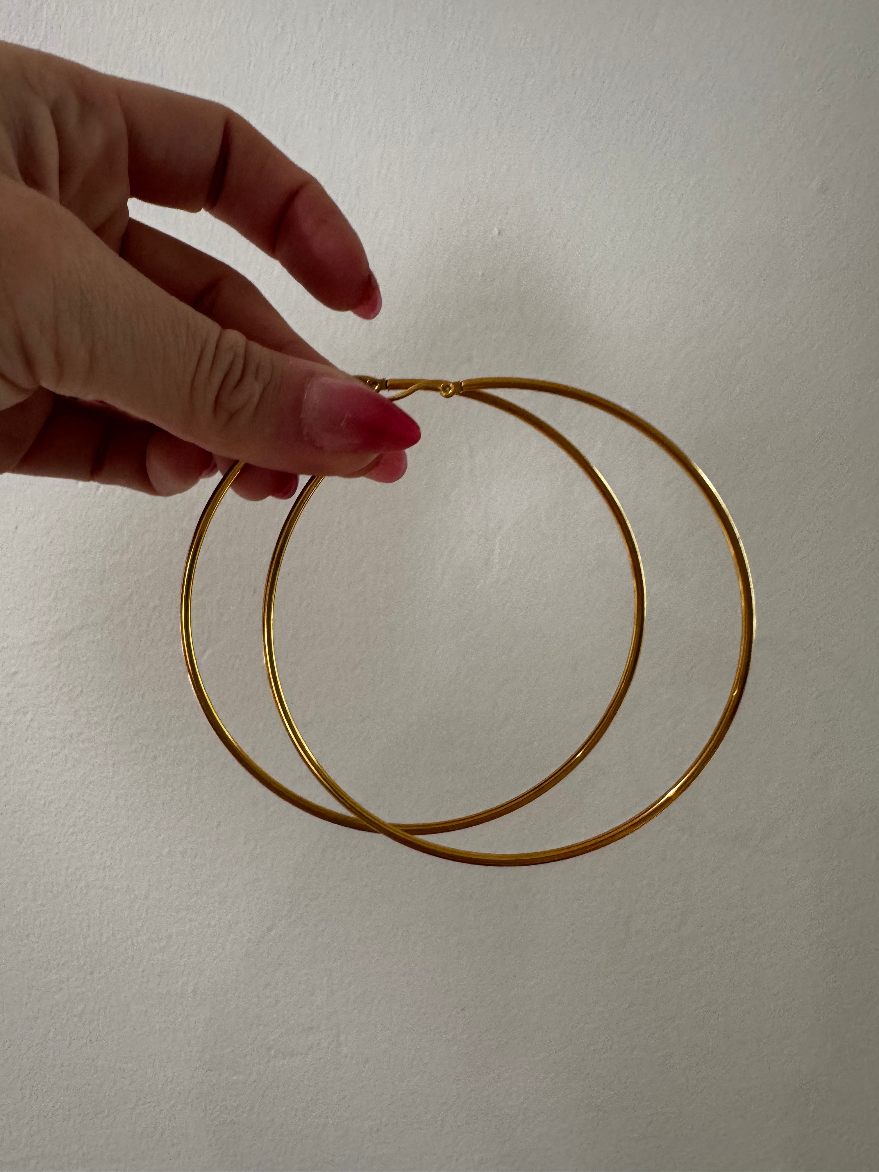 Gold Hoop Earrings