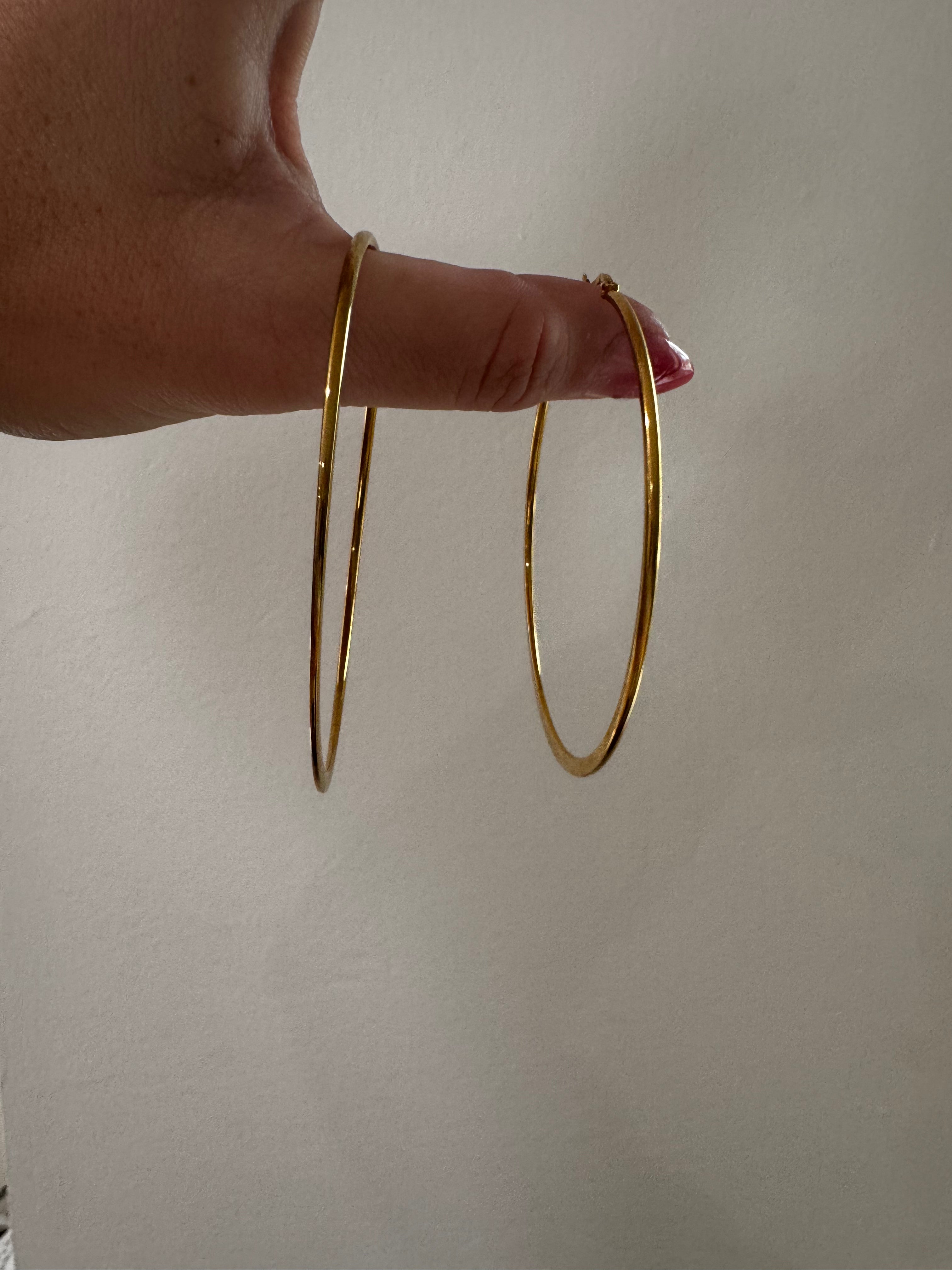 Gold Hoop Earrings