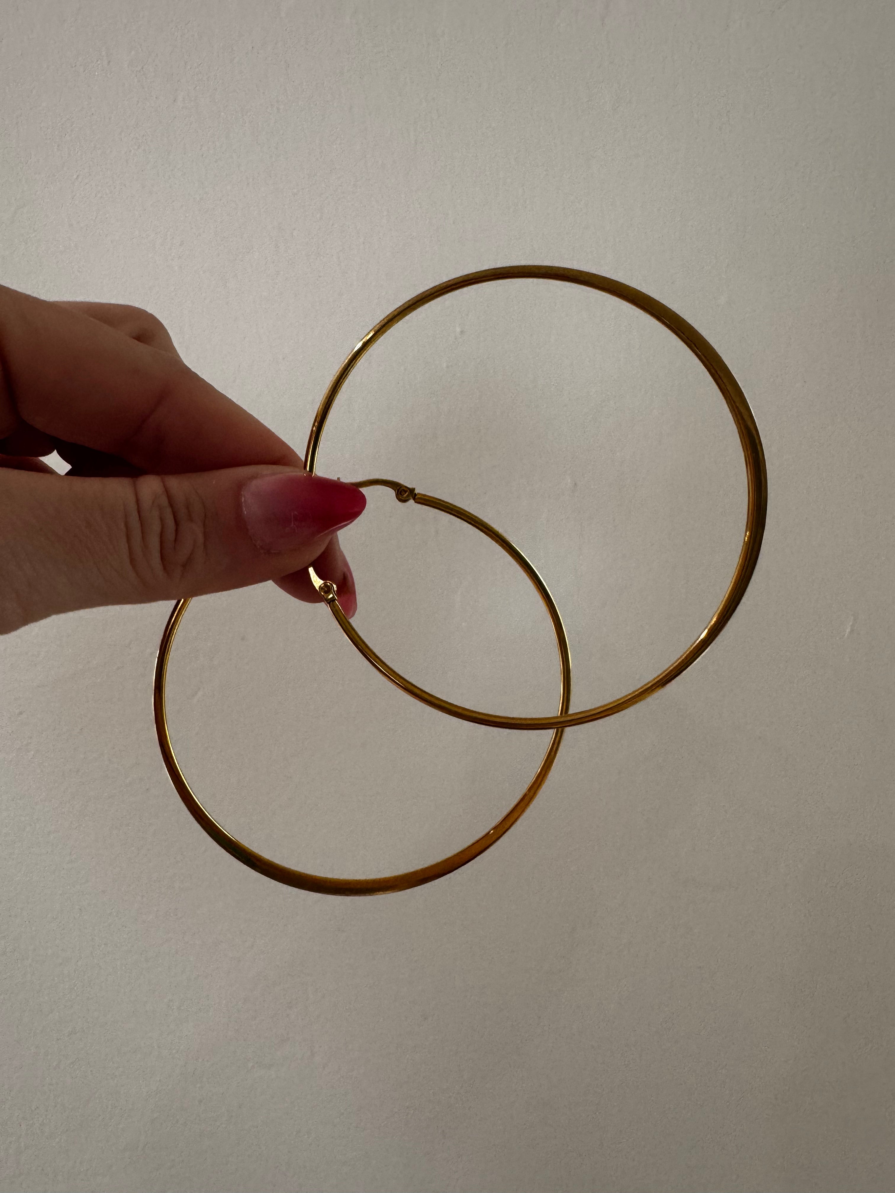 Gold Hoop Earrings