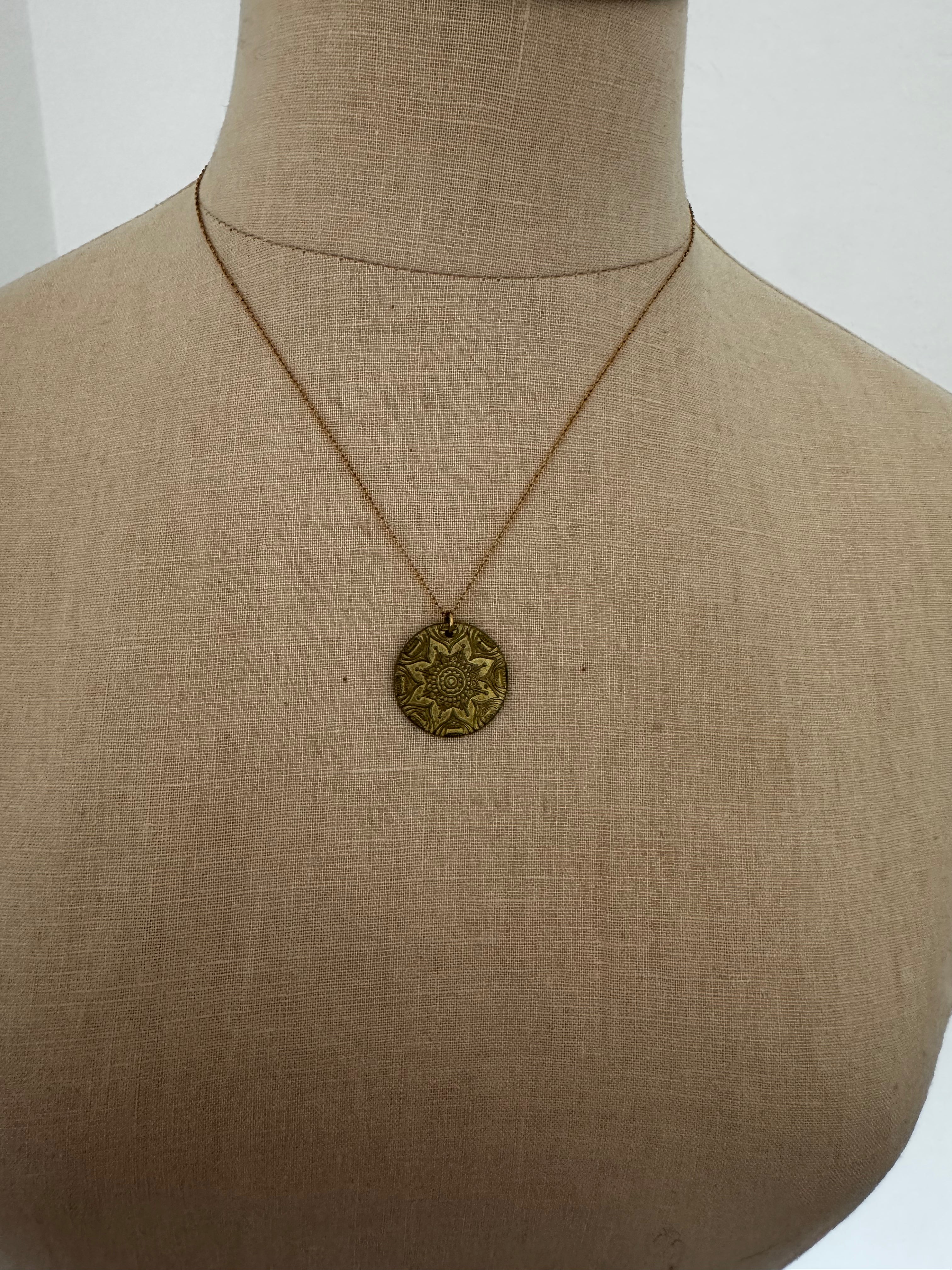 Gold Pendant Necklace