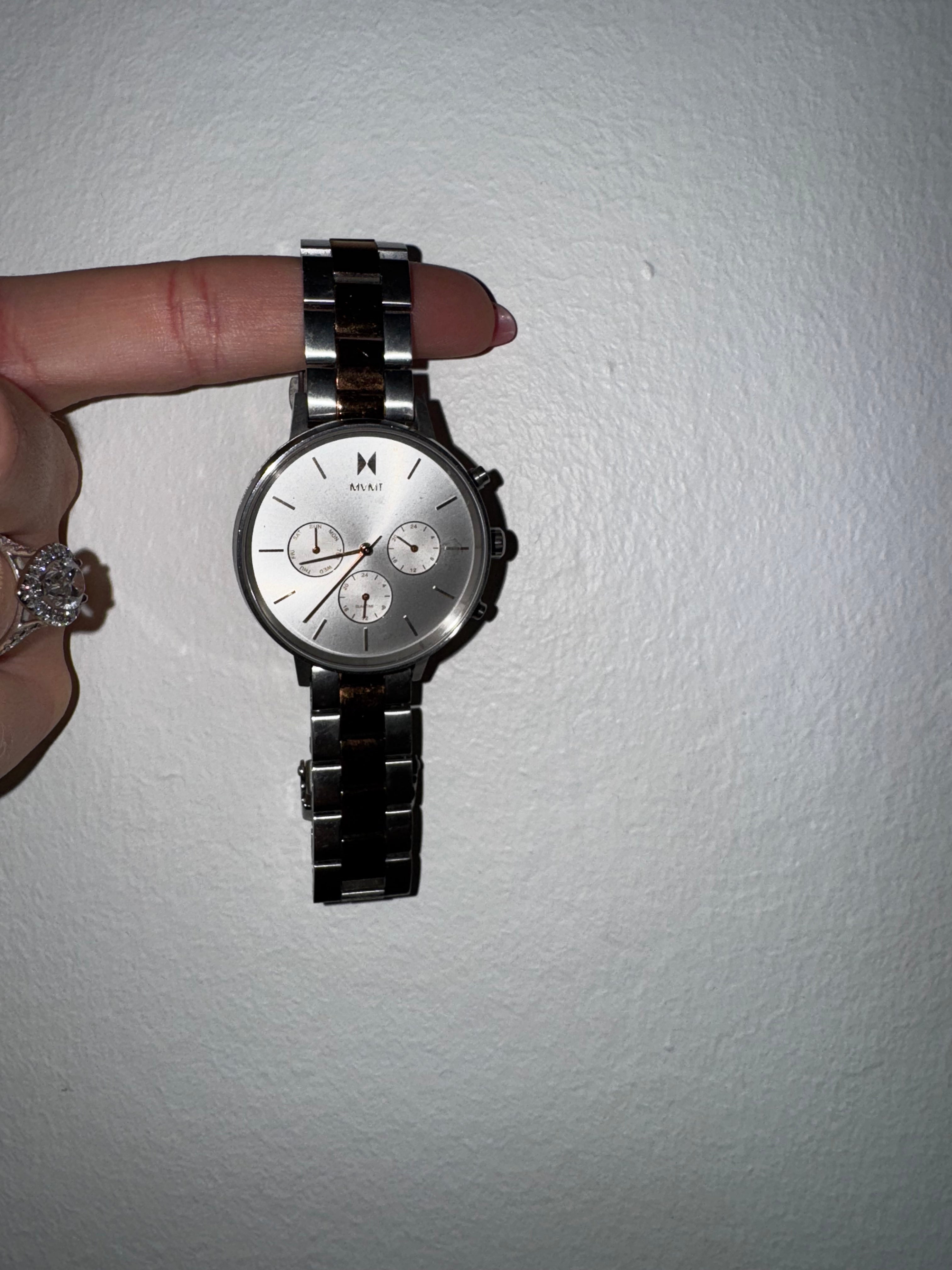 Rose Gold & Silver MVNT Watch -- RARE FIND
