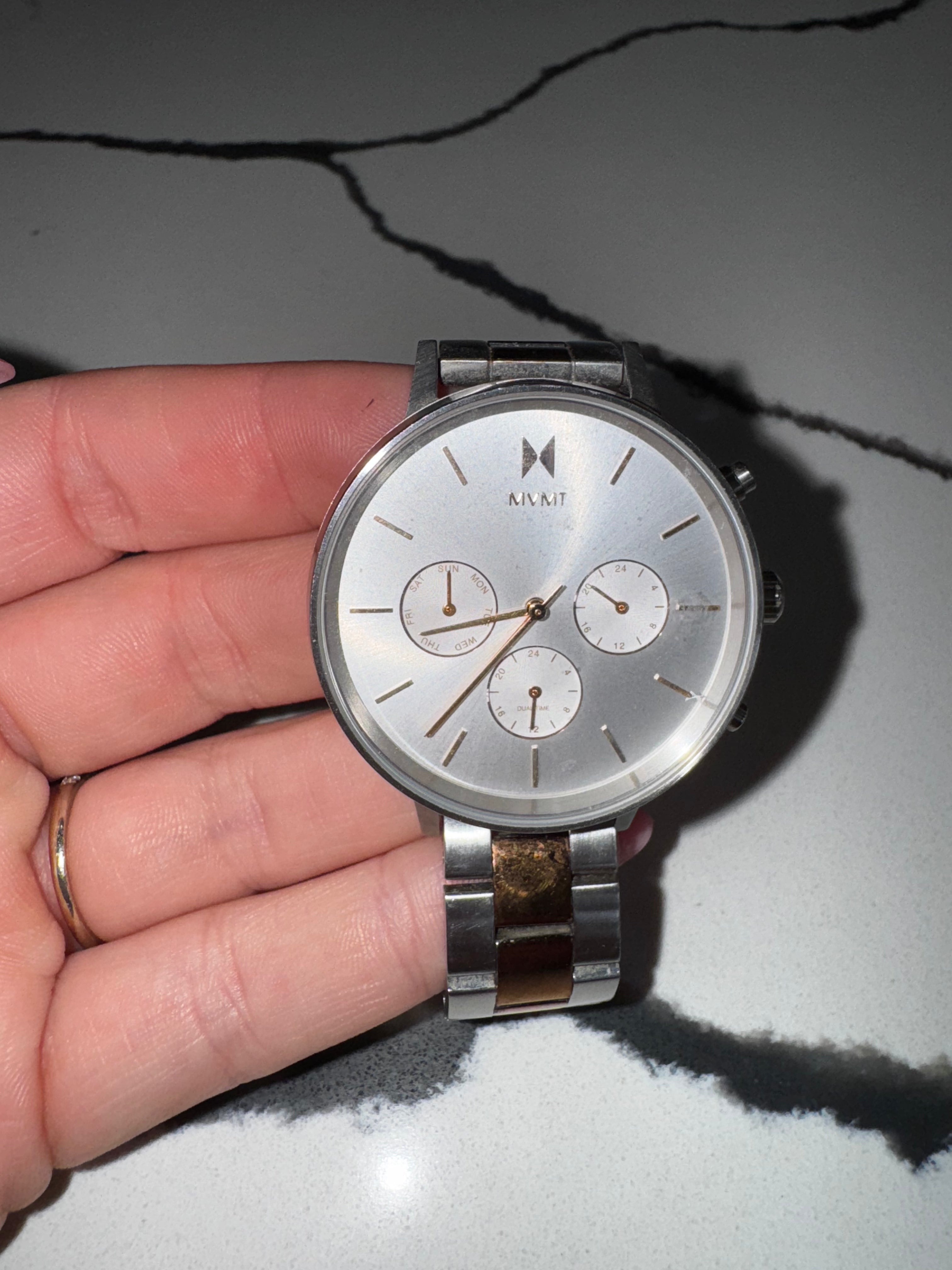 Rose Gold & Silver MVNT Watch -- RARE FIND