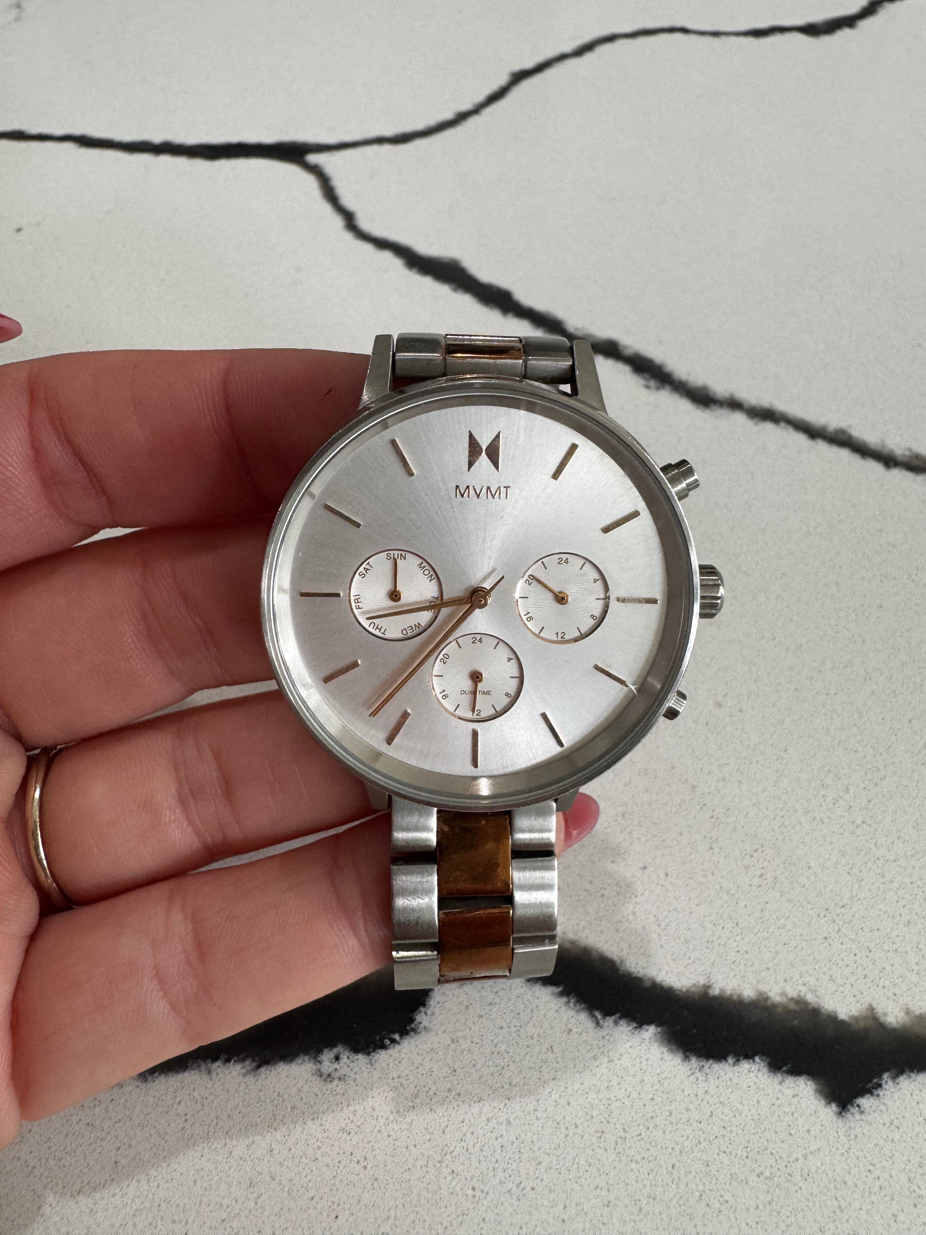Rose Gold & Silver MVNT Watch -- RARE FIND