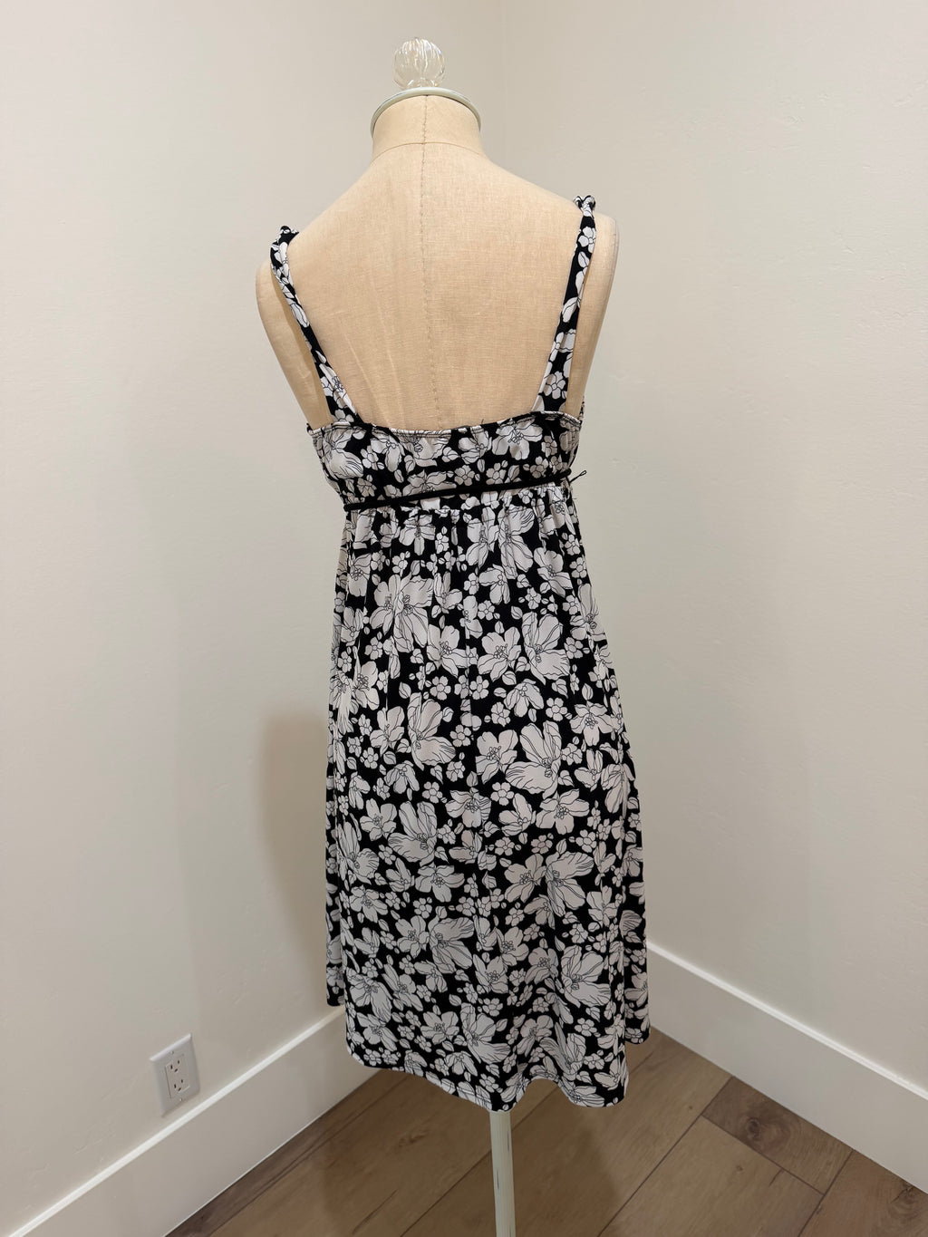 printed vacation dress (size large)