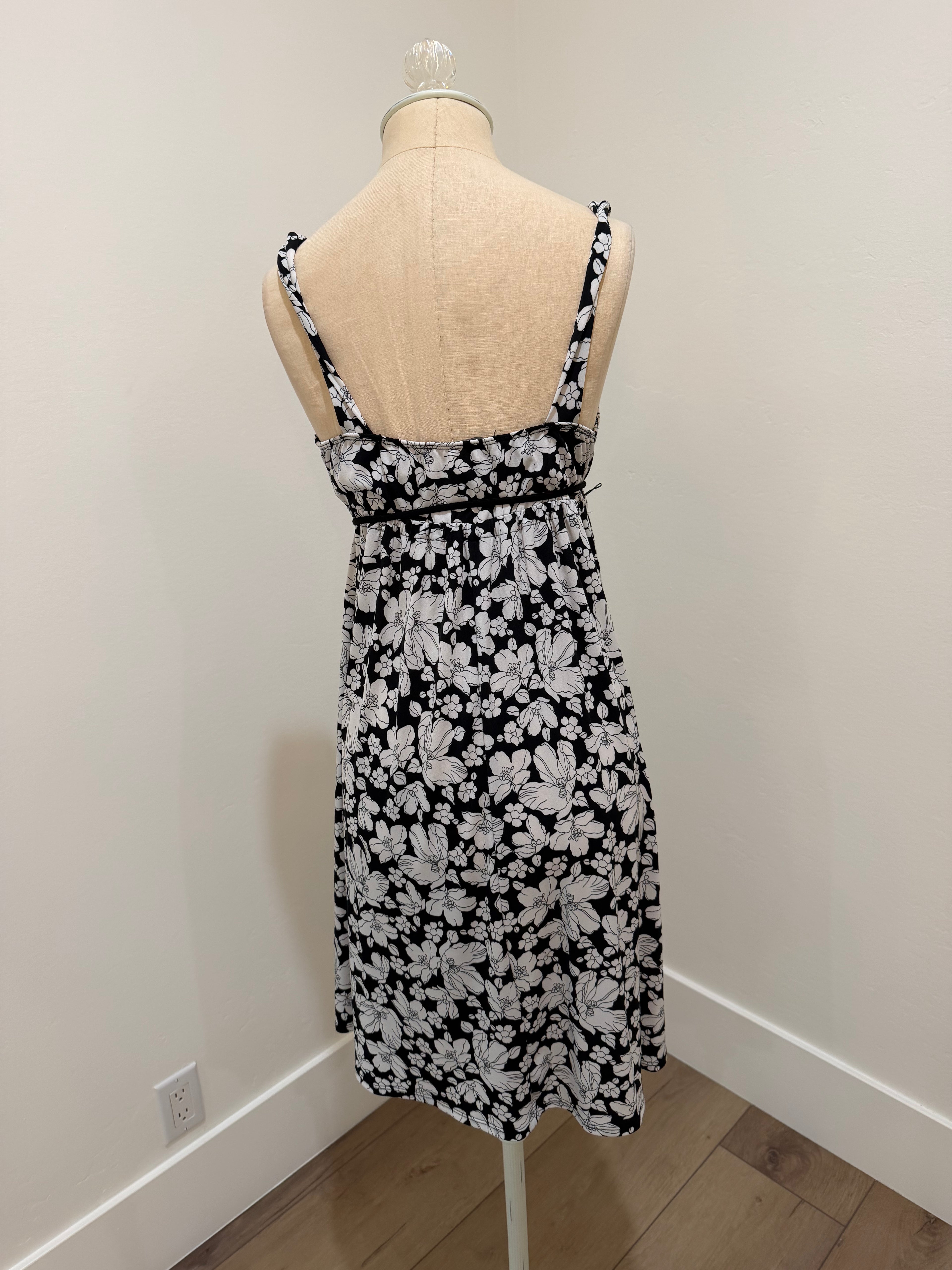 printed vacation dress (size large)