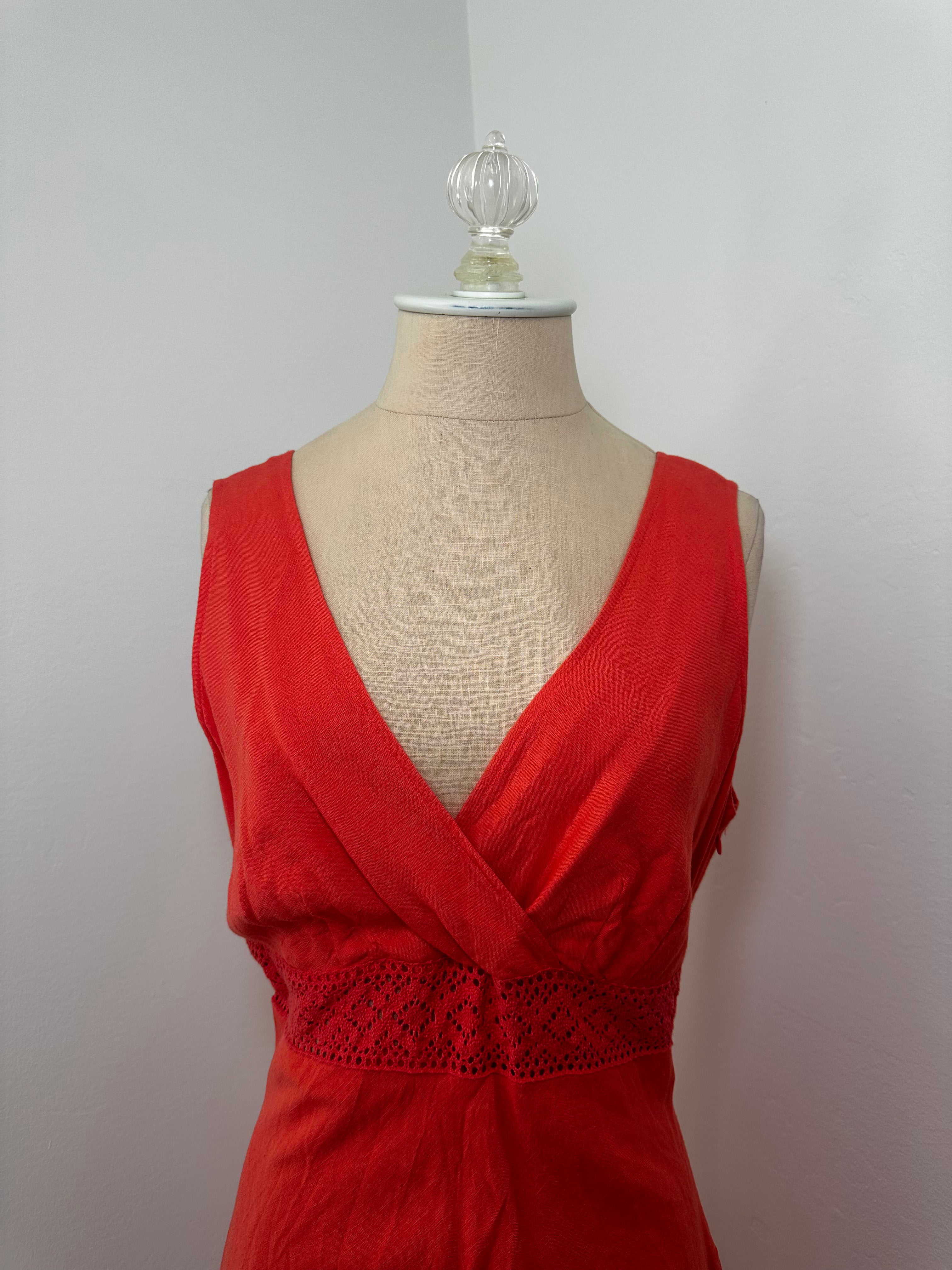 Coral  Dress (Size 10) size large