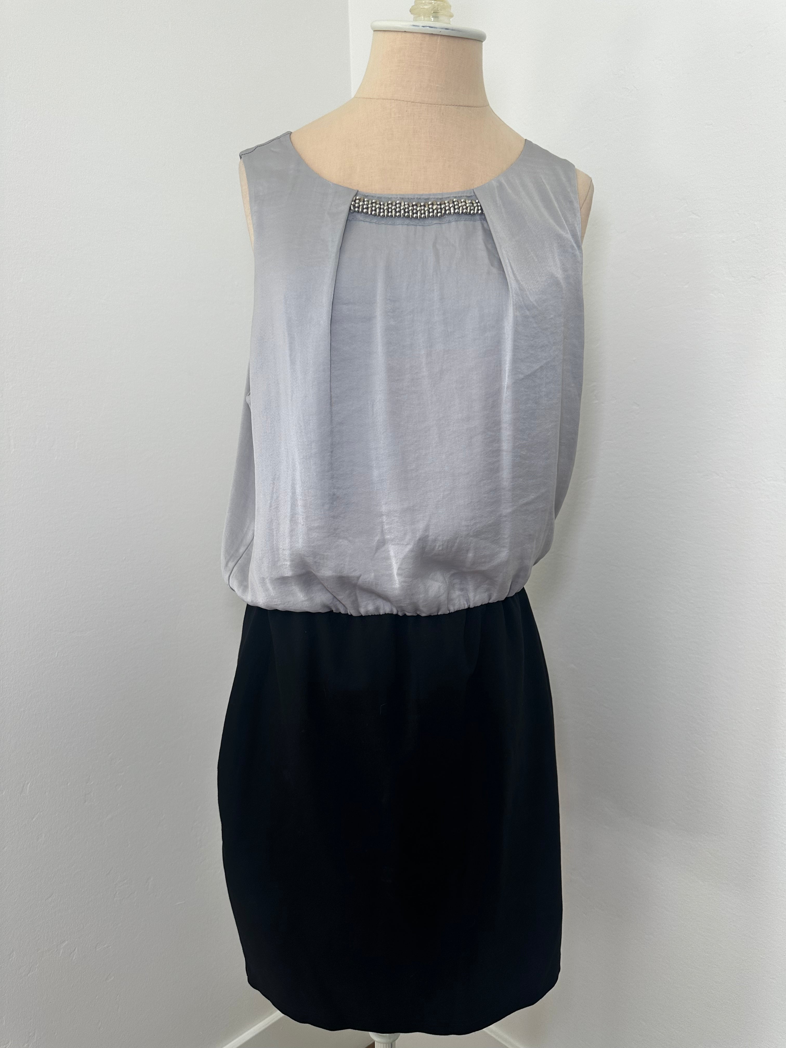 Gray and Black Short Dress (Size Large)