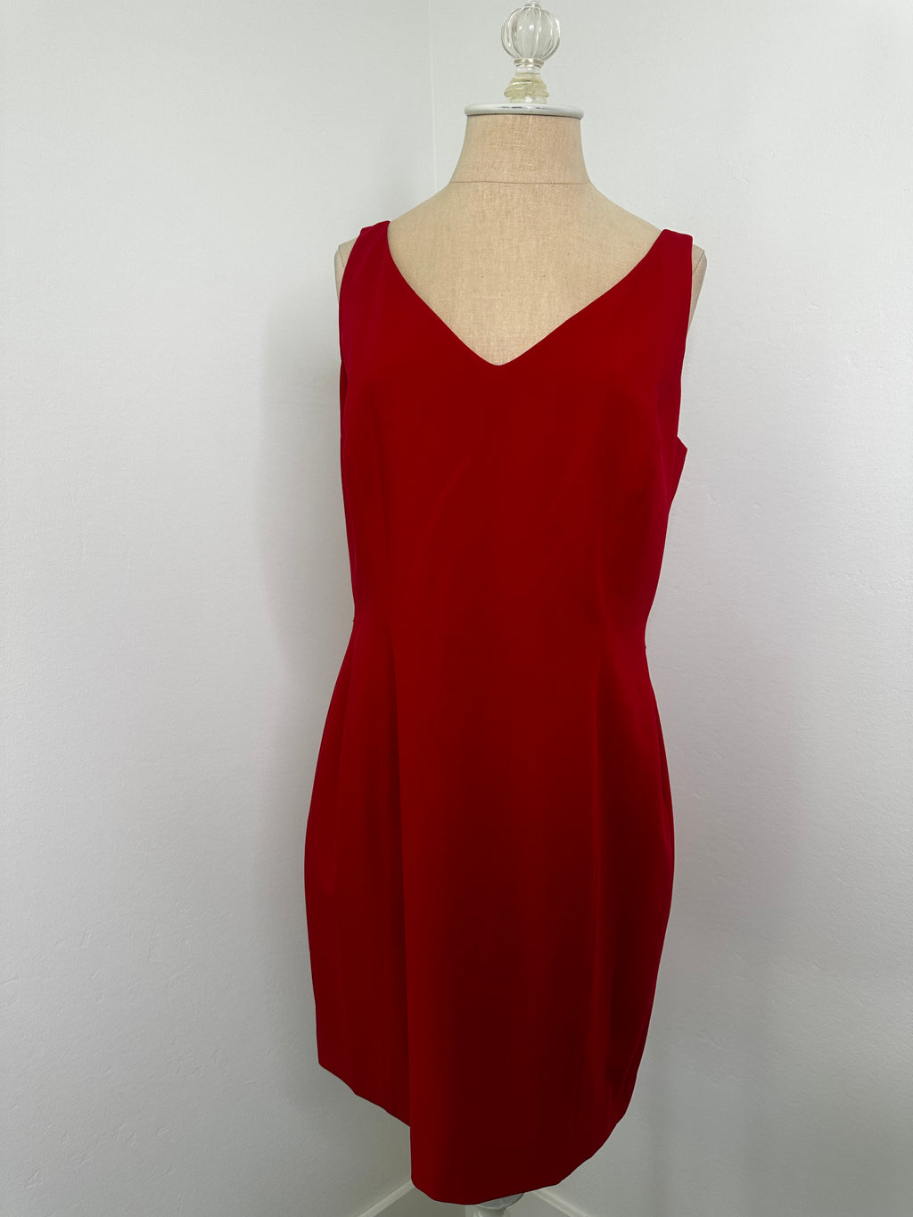 Red Semi Tight Dress (Size 10 size large)