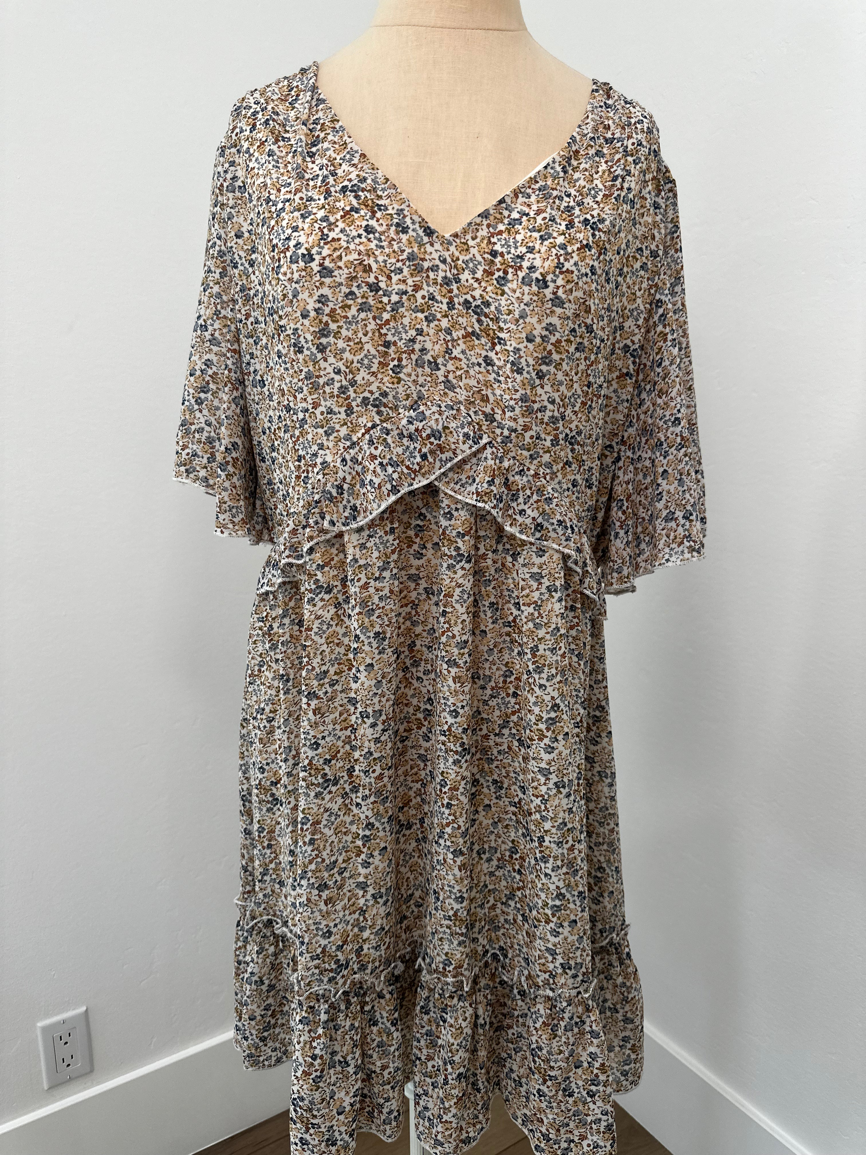 Floral Dress (Size XLarge)