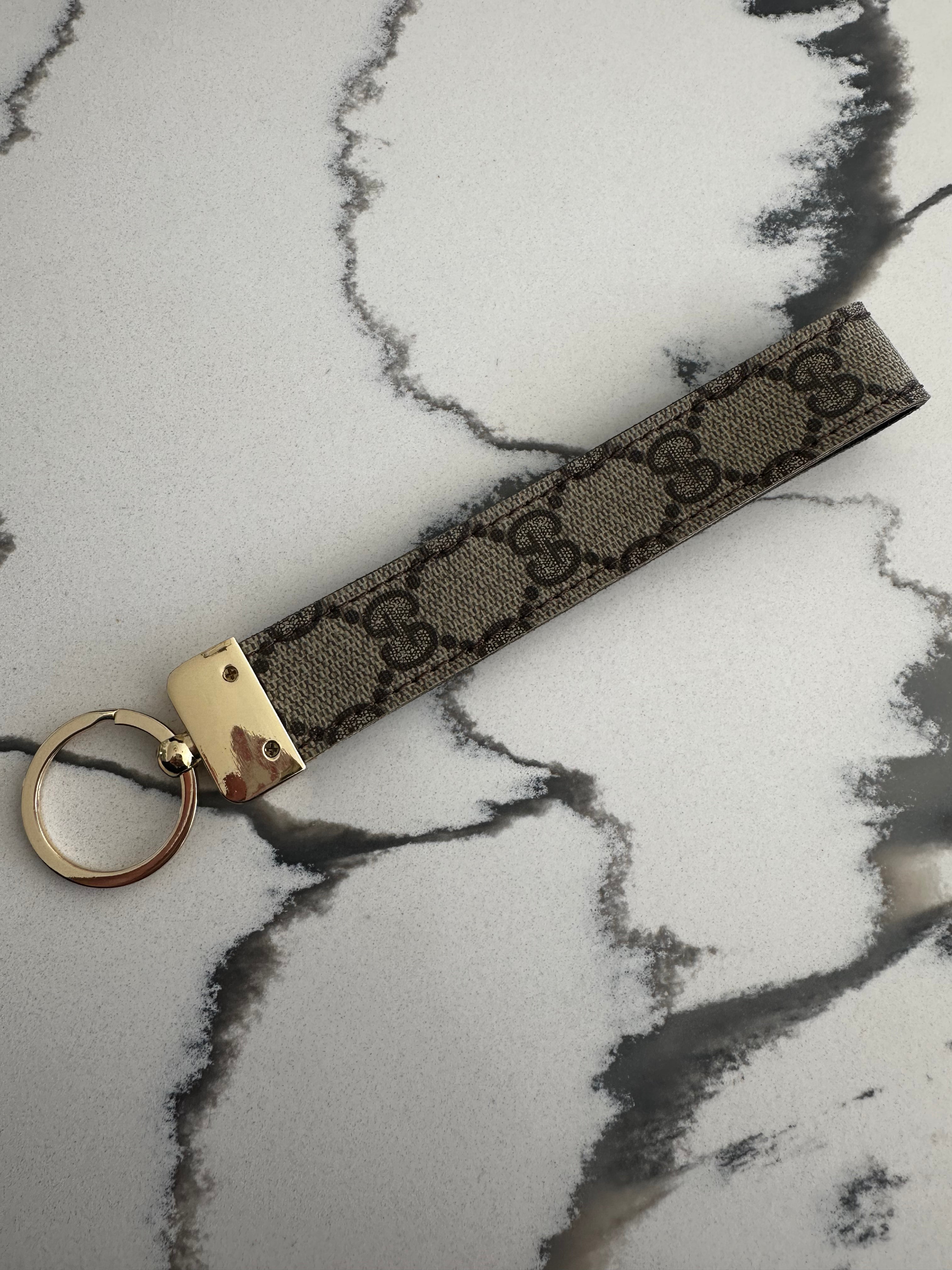 Real Gucci Leather key fob