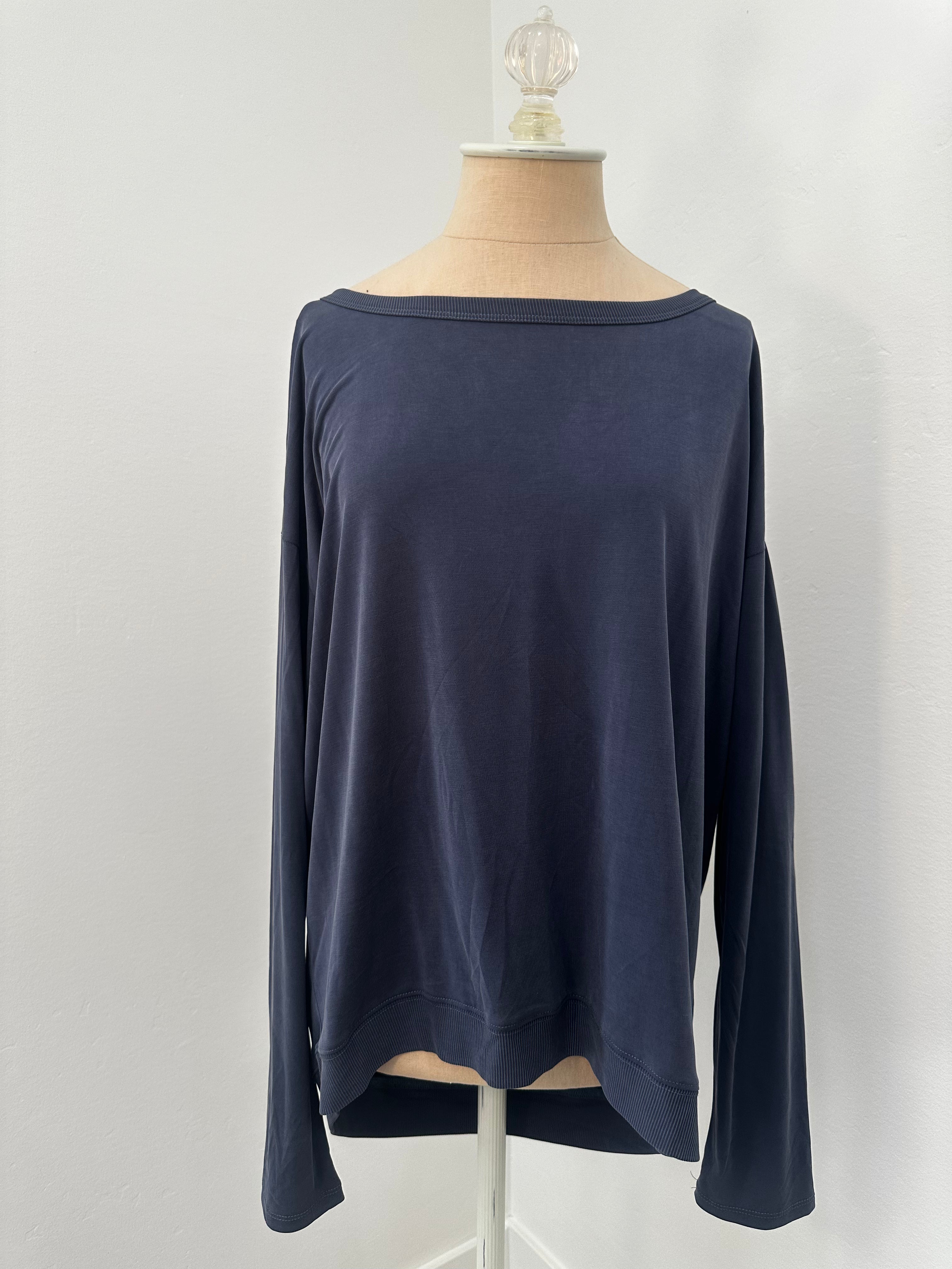 Navy Blue Long Sleeve (Size Large)