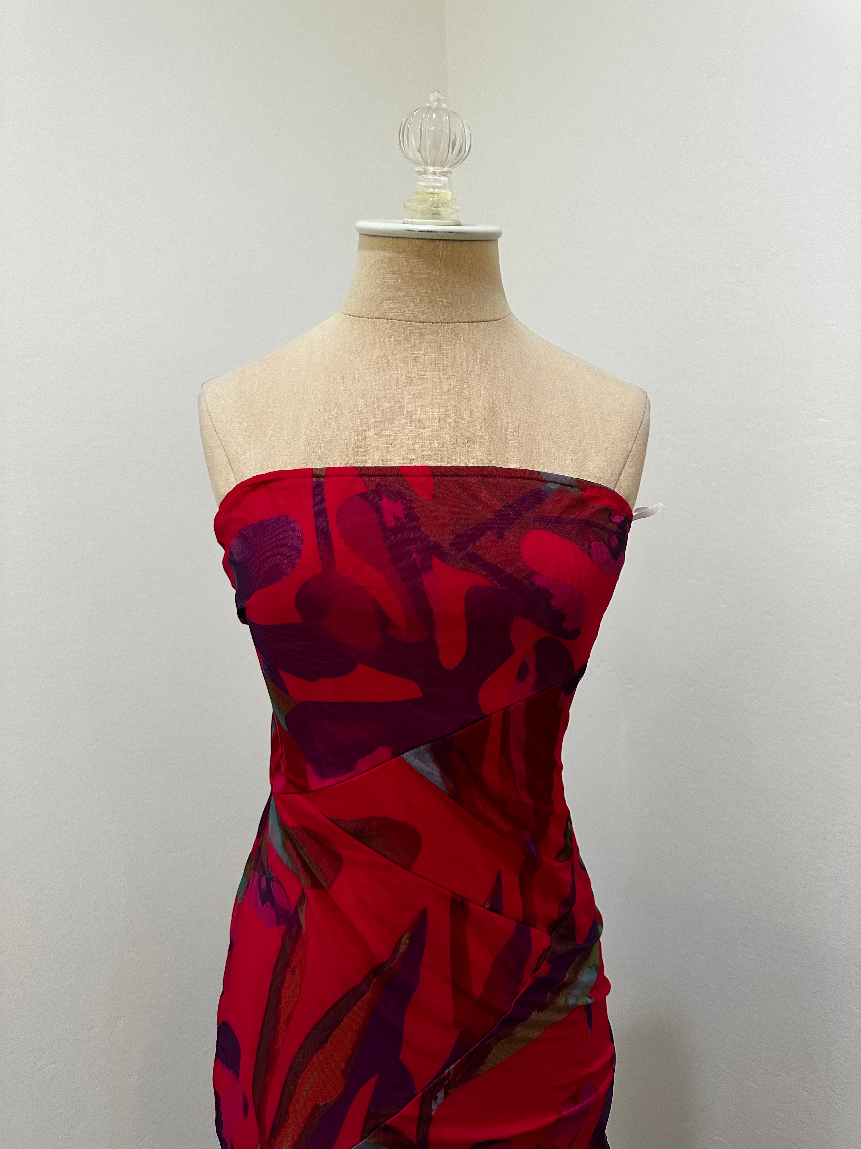 Pink Multicolor Dress (Size Small)