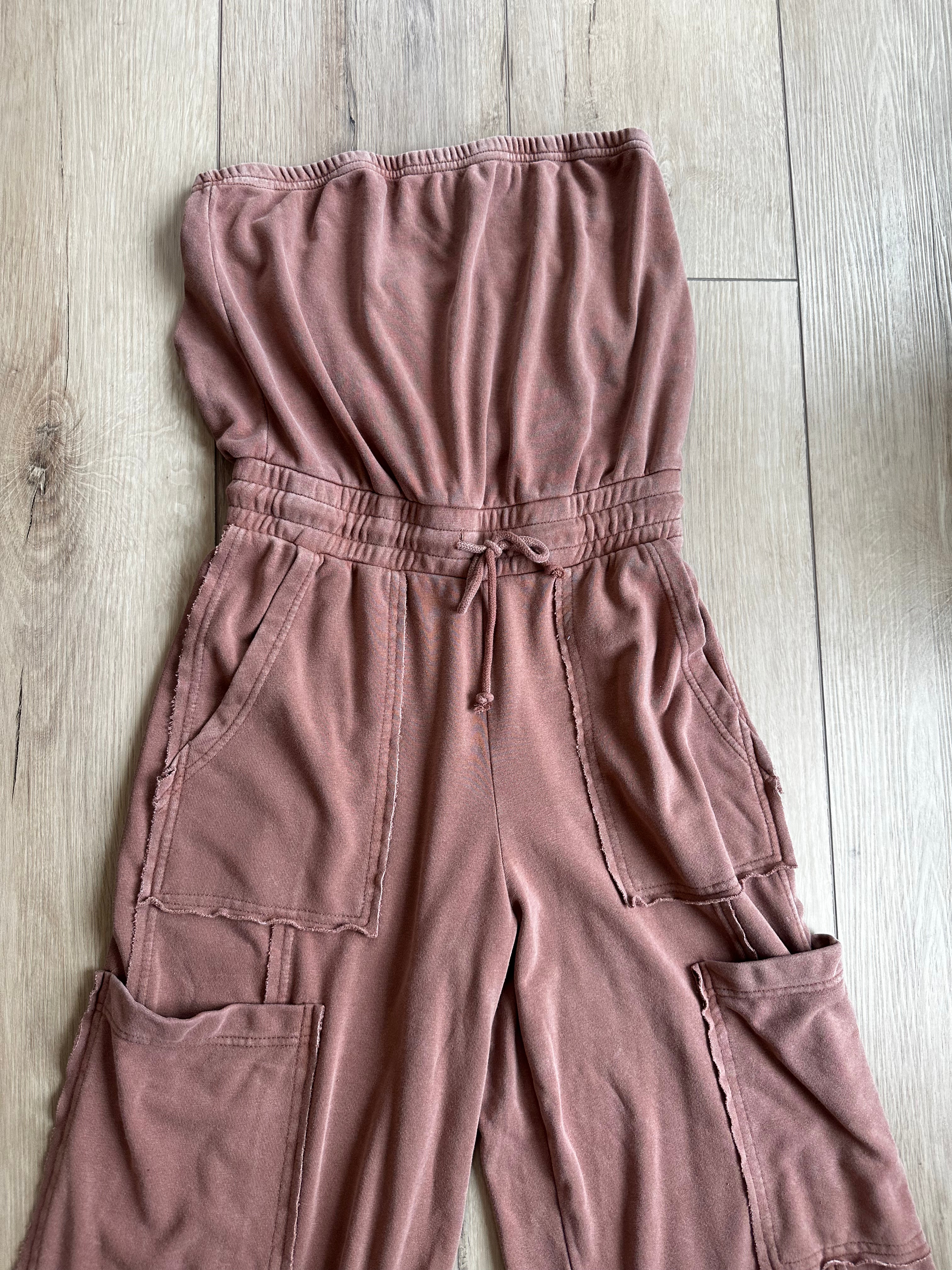Tan Jumpsuit (Size Small)