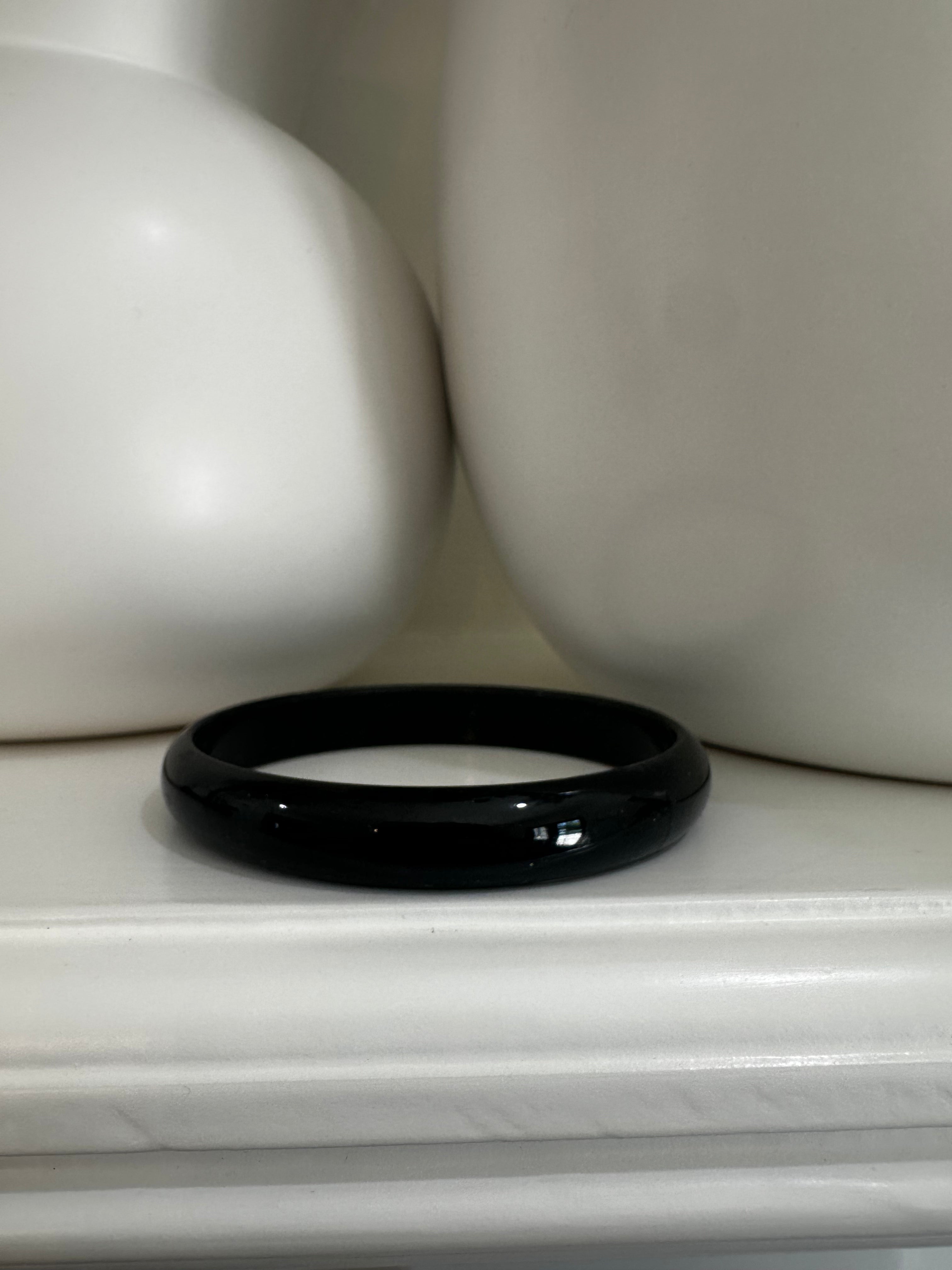 Black Single Bangle
