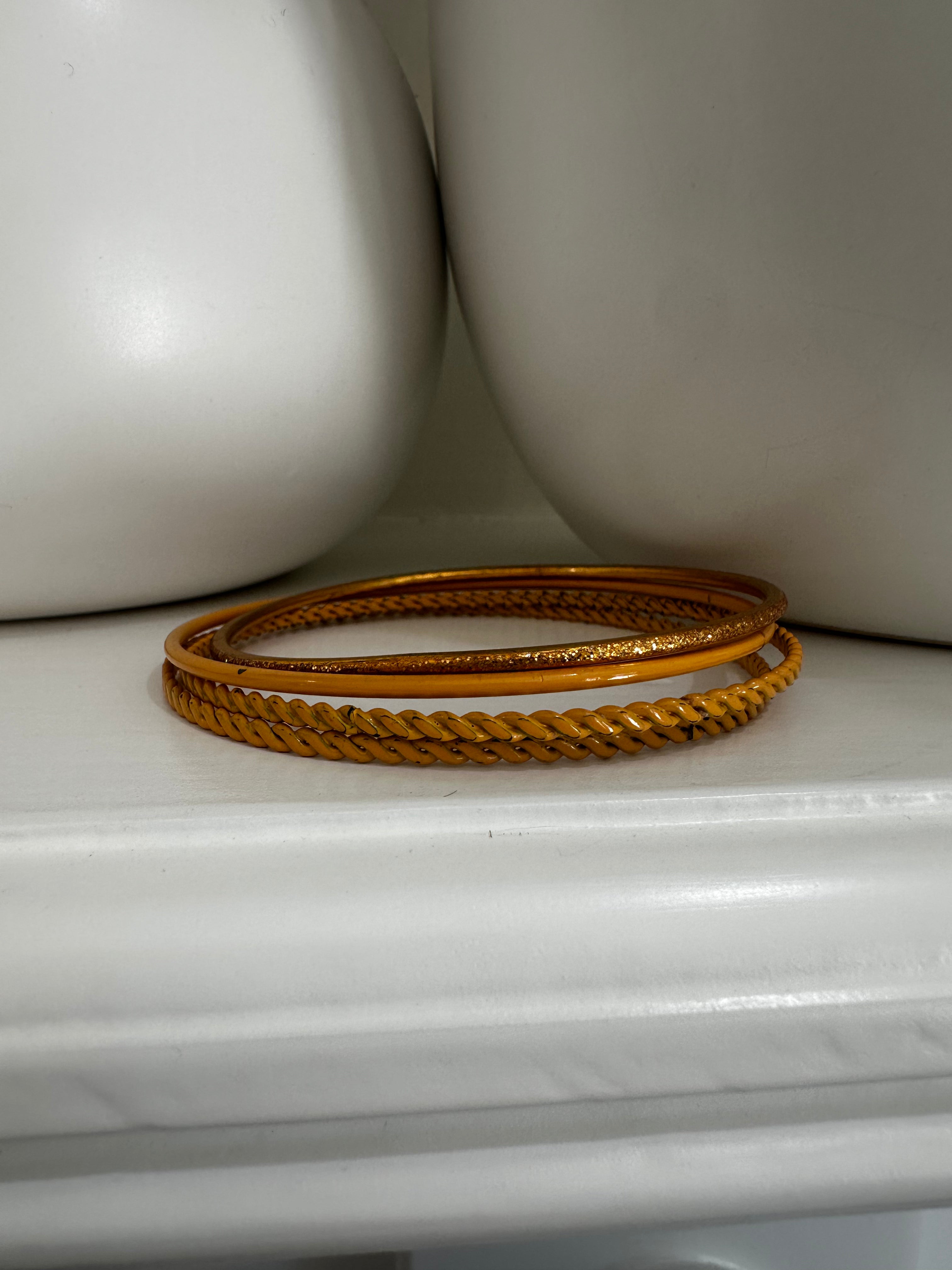 3 Yellow Bangle